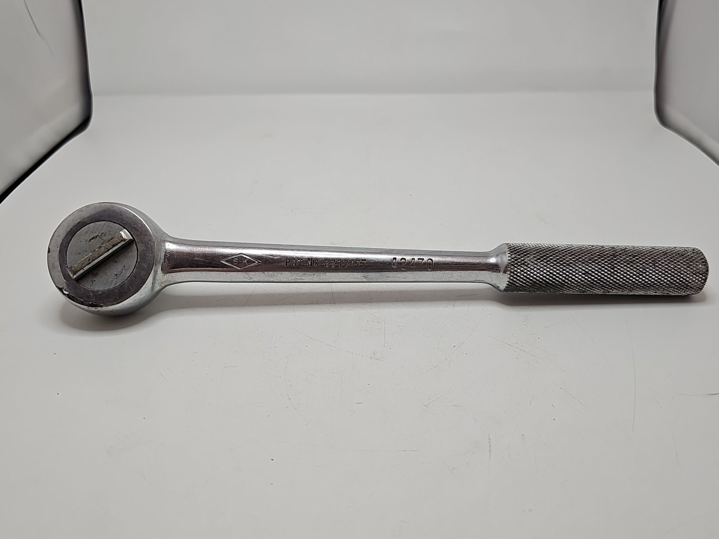 S-K SK Tools 42470 1/2″ Dr. 10.25″ Reversible Chrome 48 Tooth Ratchet Made USA