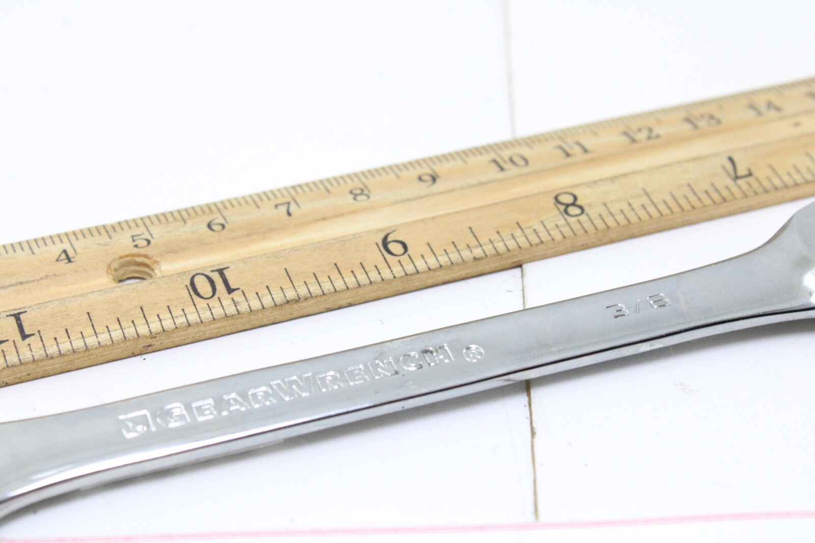 New Gearwrench 3/8″ SAE Chrome Combination Ratchet Wrench Brand New