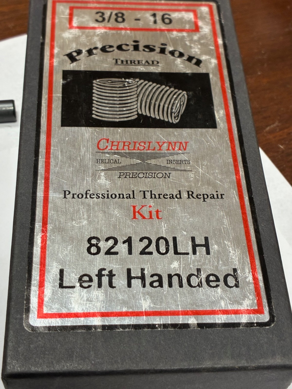 PRECISION 82120LH, 3/8″-16, LEFT HAND, Thread Repair Kit, CHRISLYNN, Incomplete