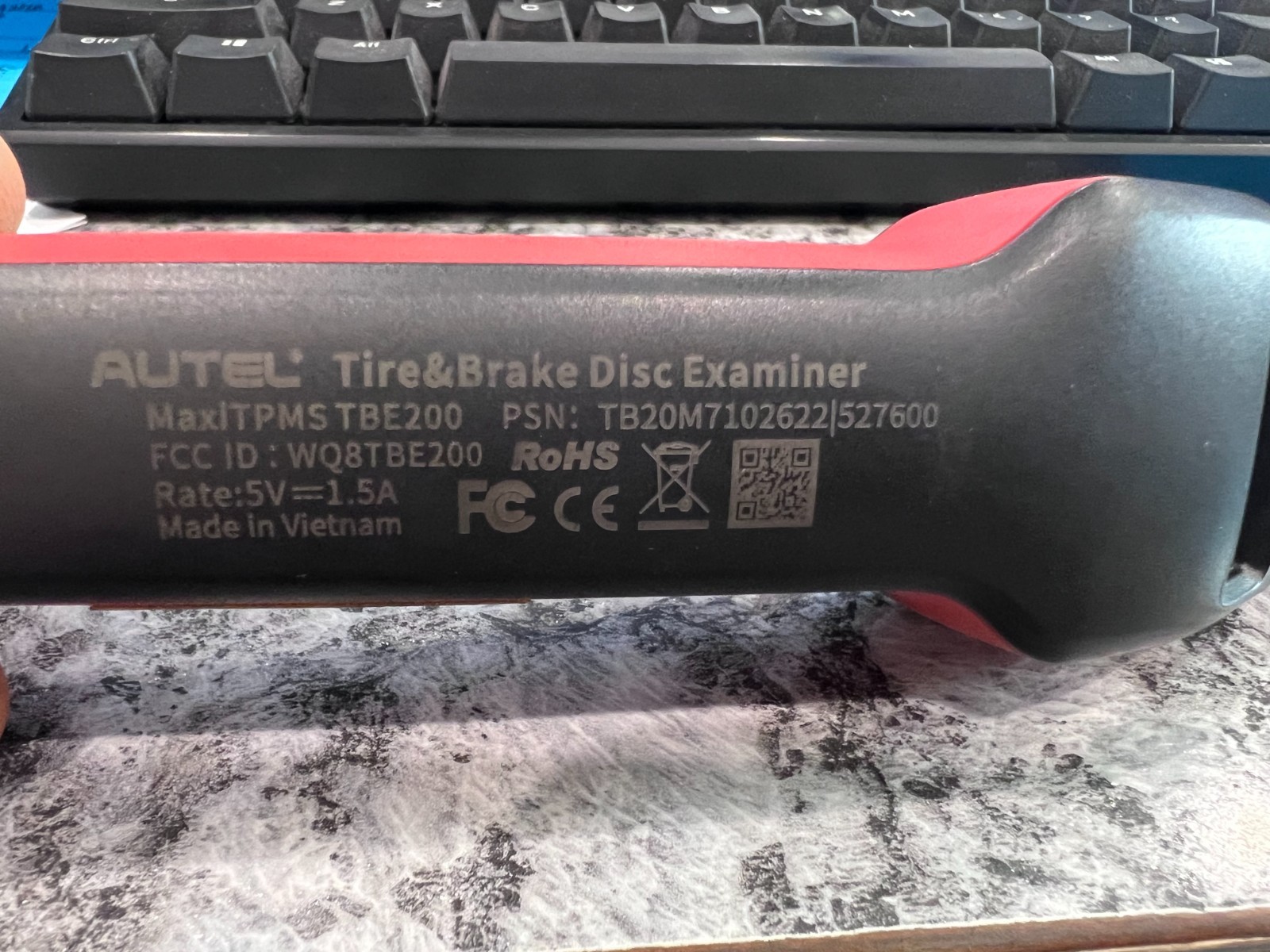 Autel MaxiTPMS TBE200 Laser Tire Tread Depth & Brake Disc Wear Examiner tool