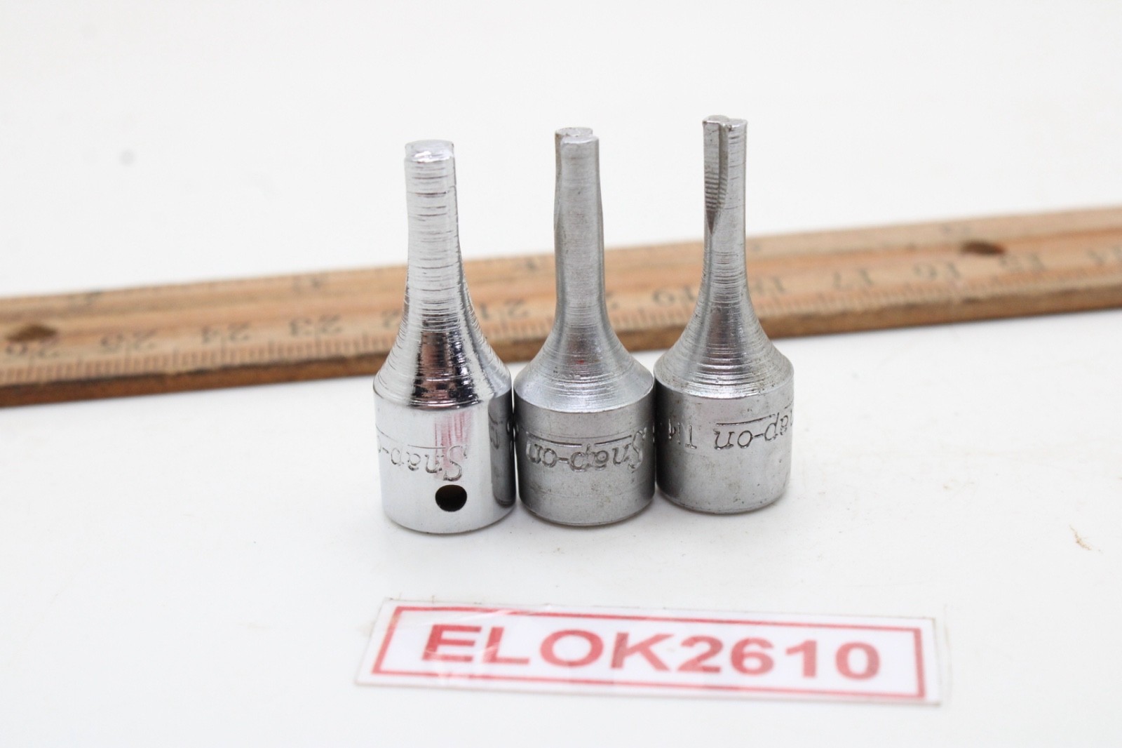 Snap On TM27 TM30 TM31 3 Piece Specialty 1/4″ Drive Clutch Driver Socket Set USA