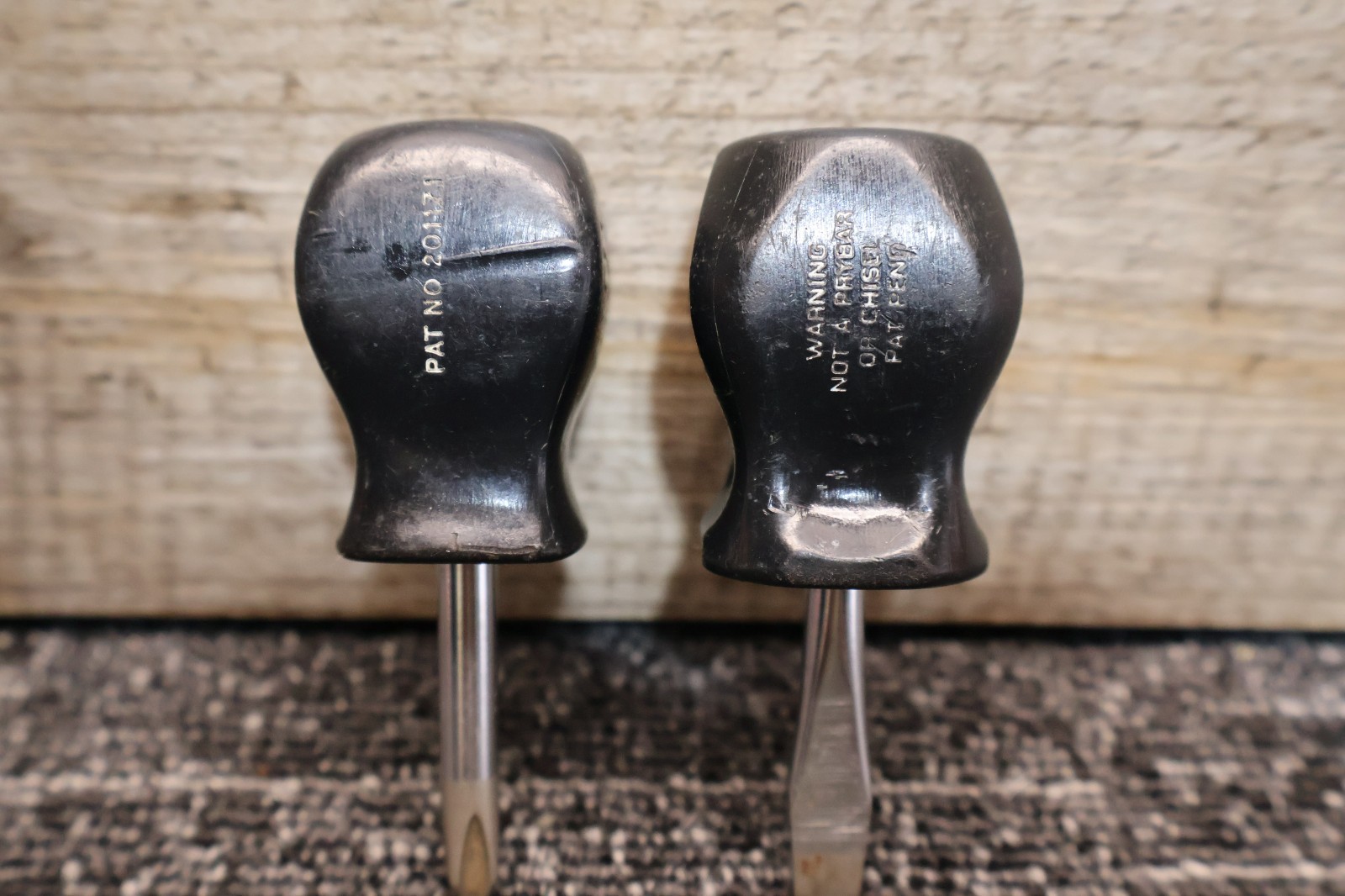 Snap on SDD1 and SSDP22 No.2 lot of 2 Stubby Screwdrivers