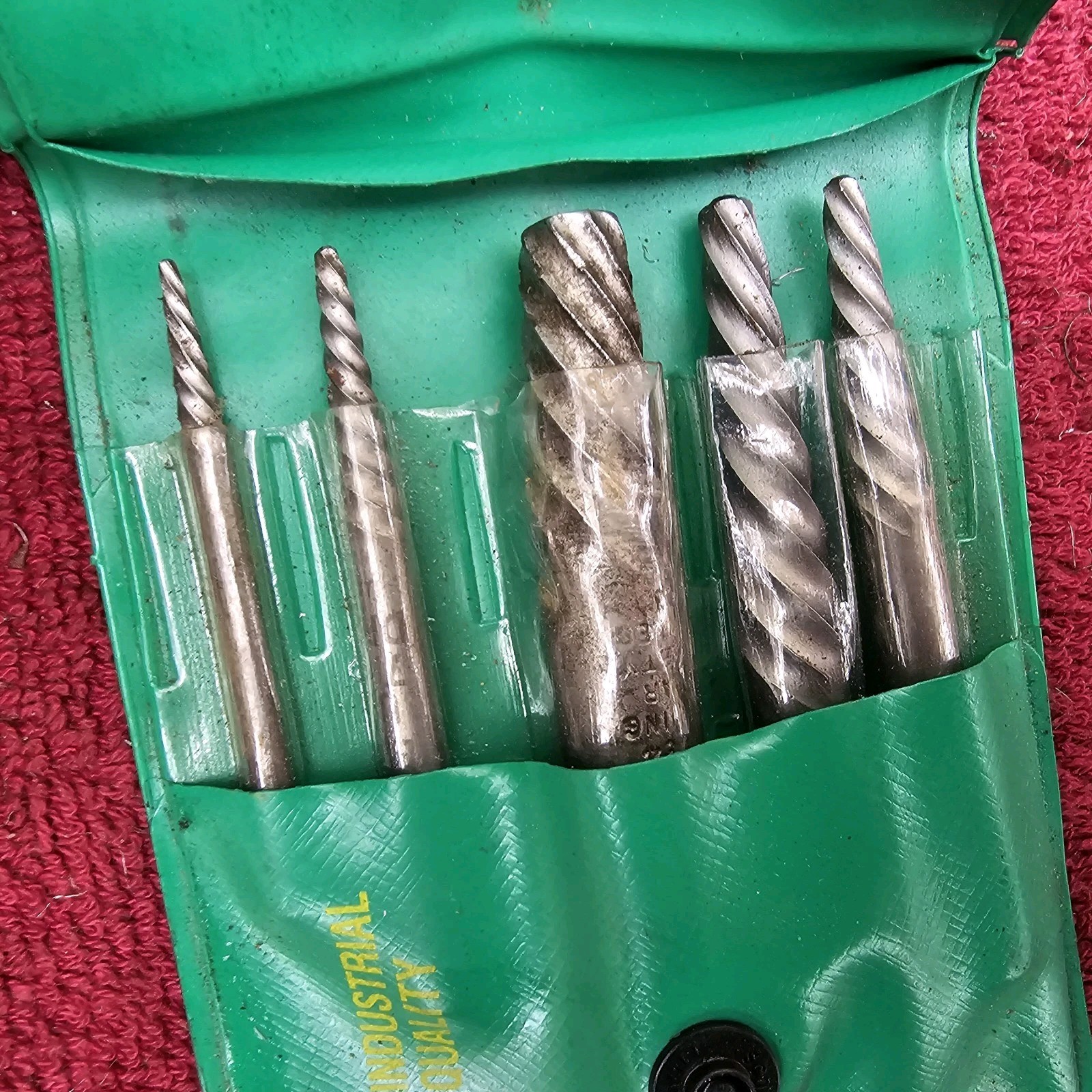 Irwin Hanson Extractor Set 5 Piece in Pouch 52435, #5 is not original