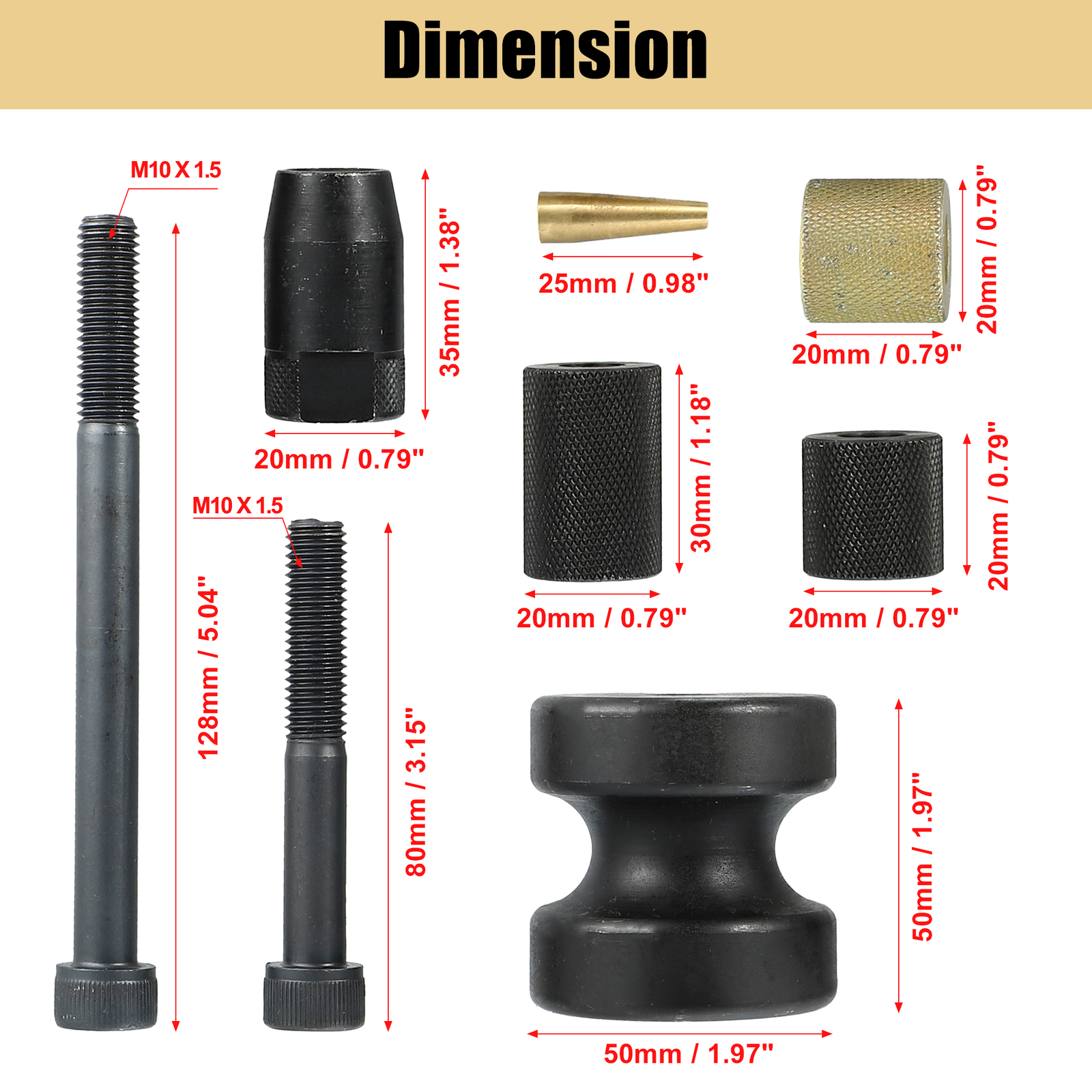 Injector Puller Seal Installer Tools ONE SET Custom for BMW N14 N18 N54 130192