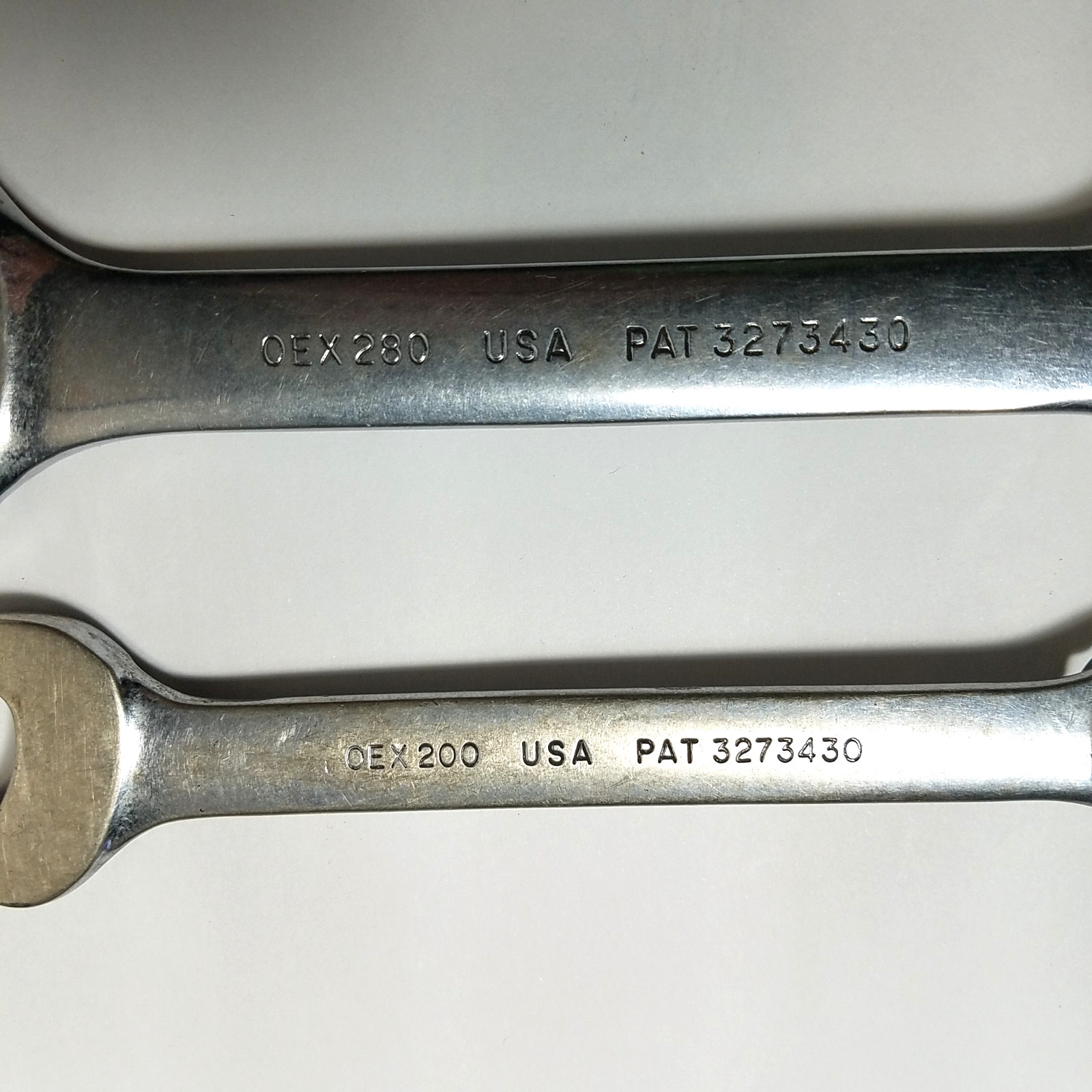 Snap-on Tools USA 5/8″ & 7/8″ Combination Wrenches OEX 200 / 280 *Etched
