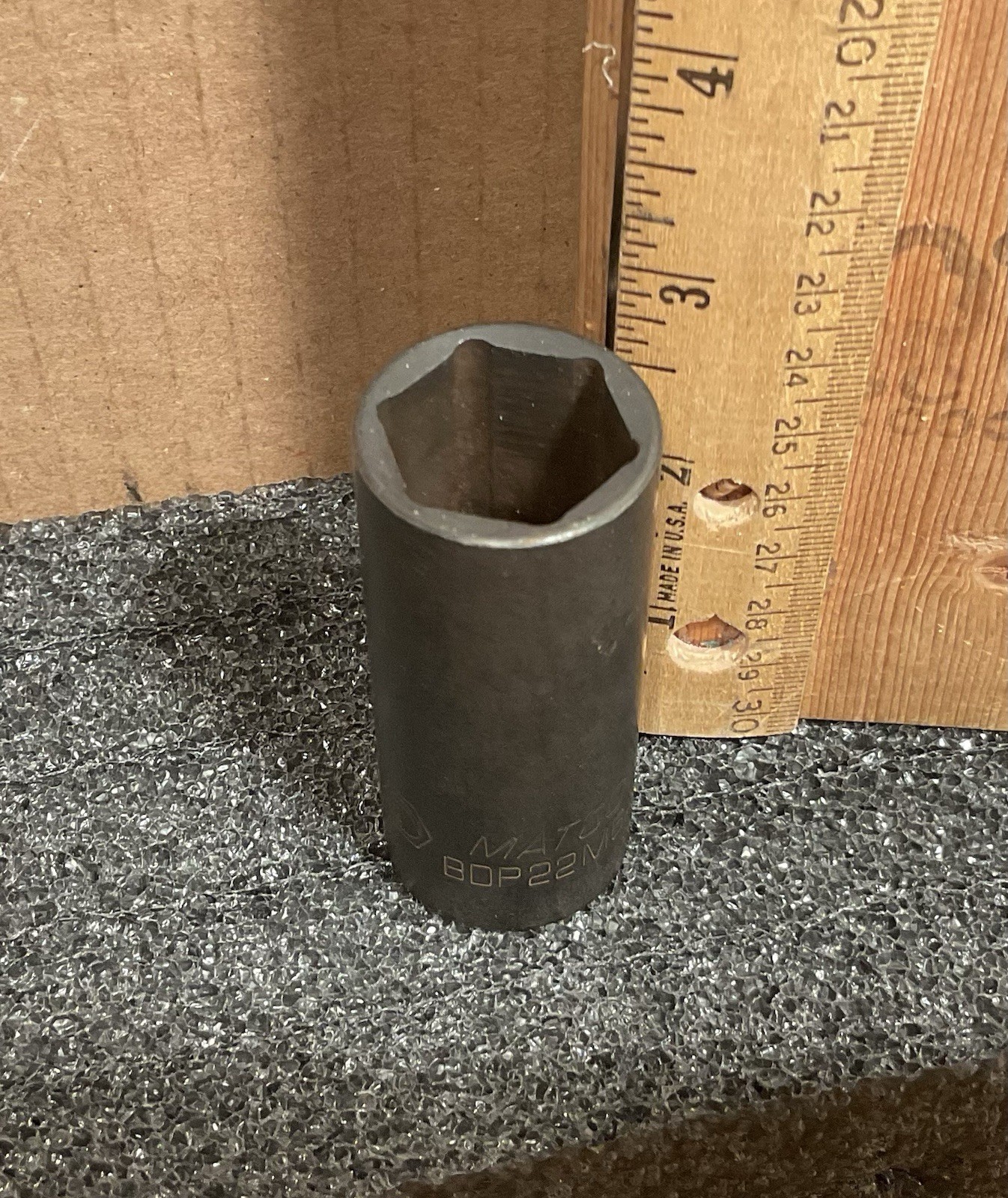 Matco Tools BDP22M6A 22mm 3/8” Drive 6 Point Deep Impact socket