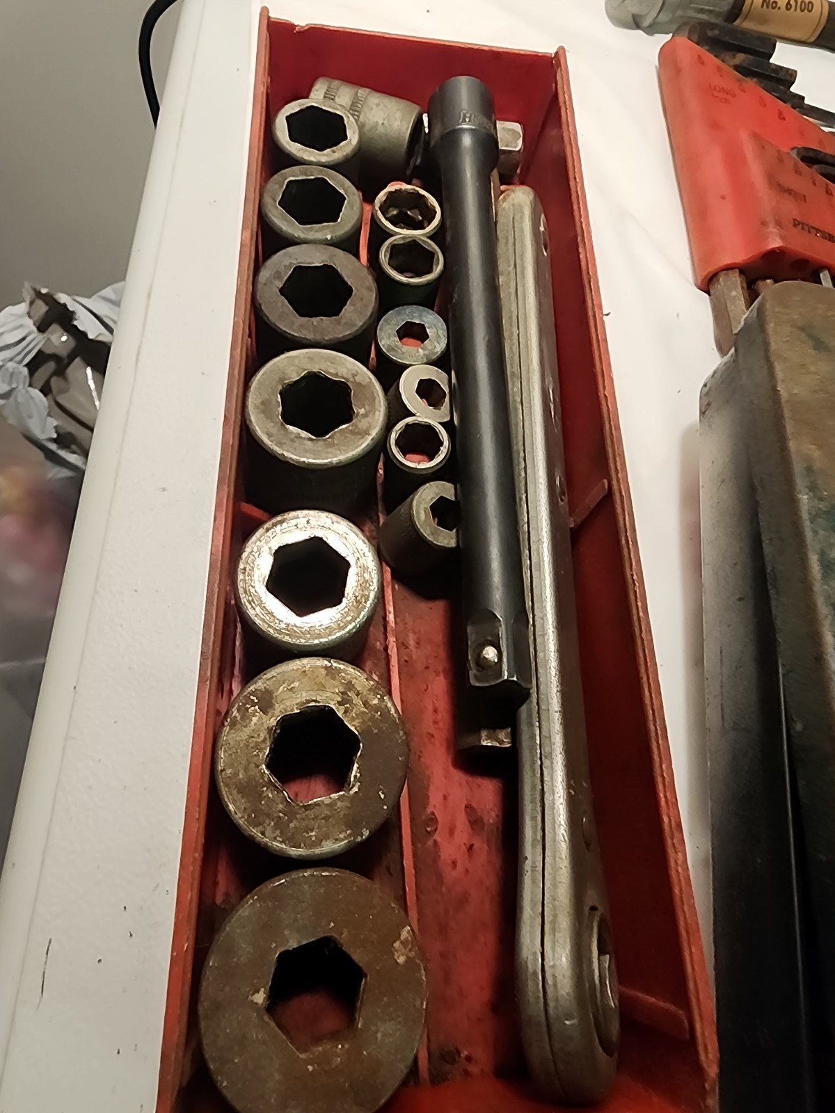 Vintage Tools, Sockets, Wrench, Multipurpose Bits, Wrenches, 10lb Lot,