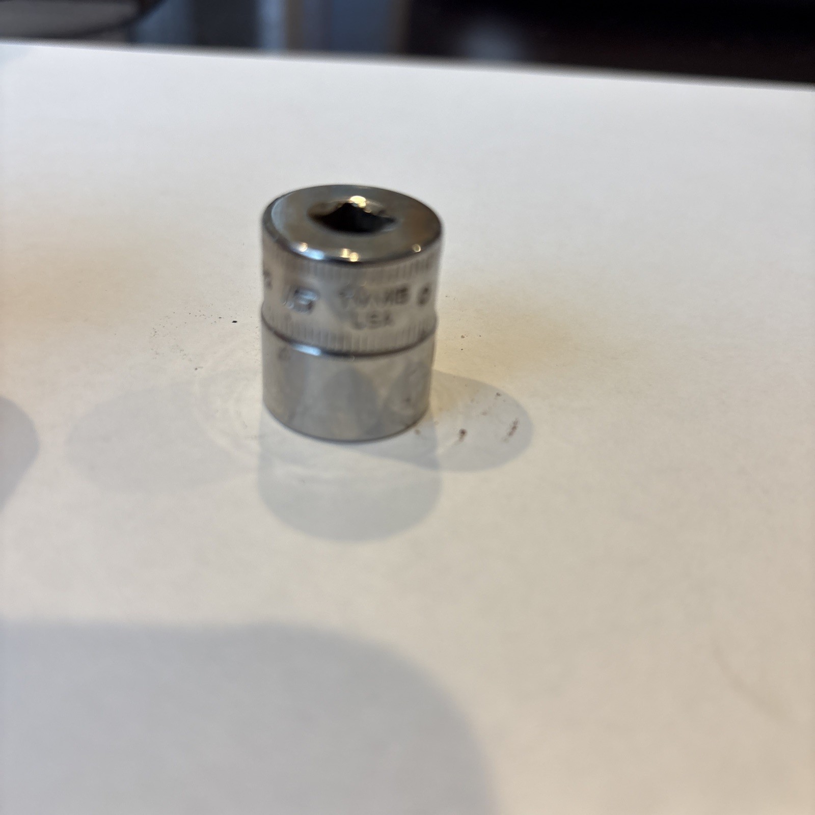 Snap-on Socket 15mm 6 Point 1/4″ Drive TMM15 Sold As Pictured Mechanic Tool USA