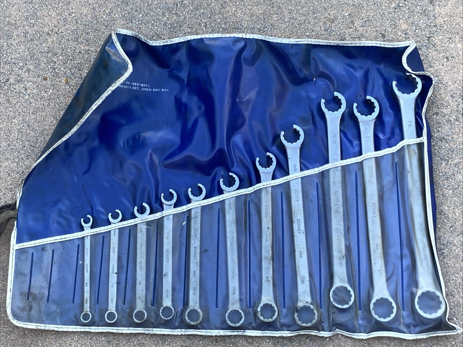 Bonney Tools USA 3/8″ to 1-1/8″ Flare Nut & Box End Wrench Set Of 11, 12 Point