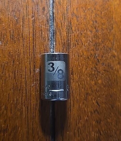Craftsman 3/8″ 6 Point 1/4″ Drive Shallow Easy Read Laser Etched Socket 34596