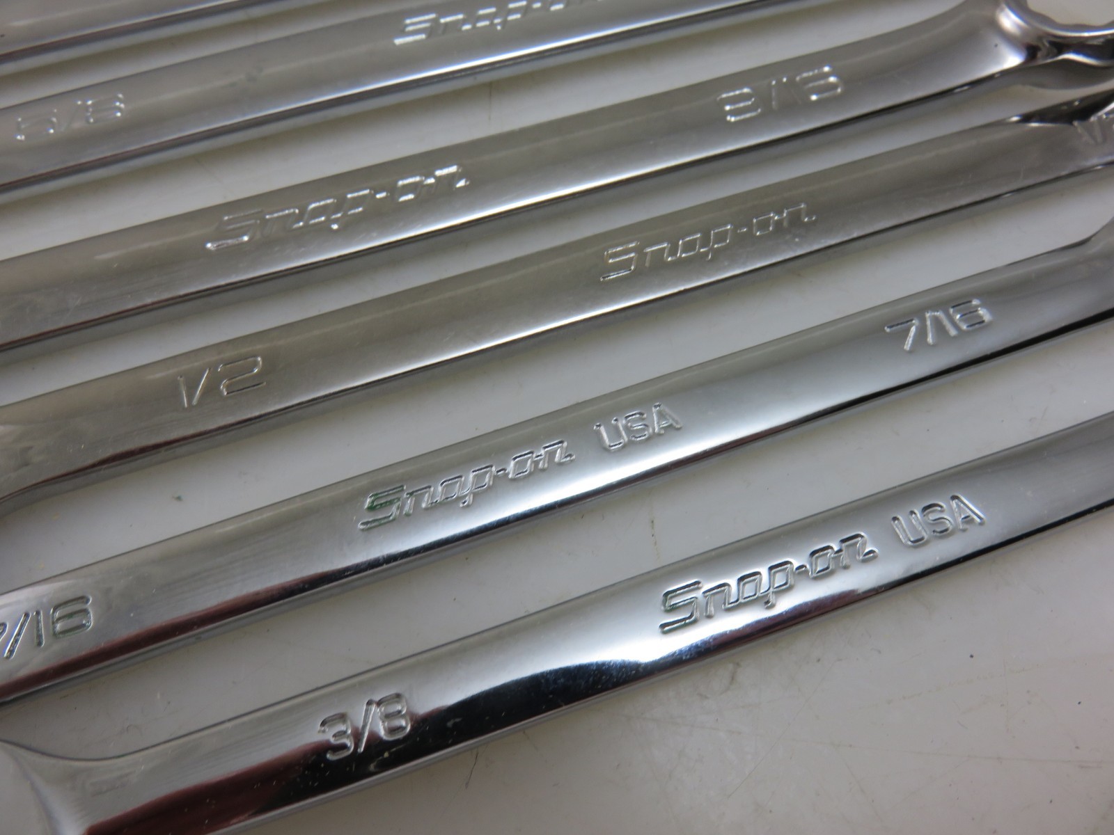 Snap-On OEX & SOEX Series Combination Wrench 11pc Set 3/8″-1″ 12pt *MIXED SET*