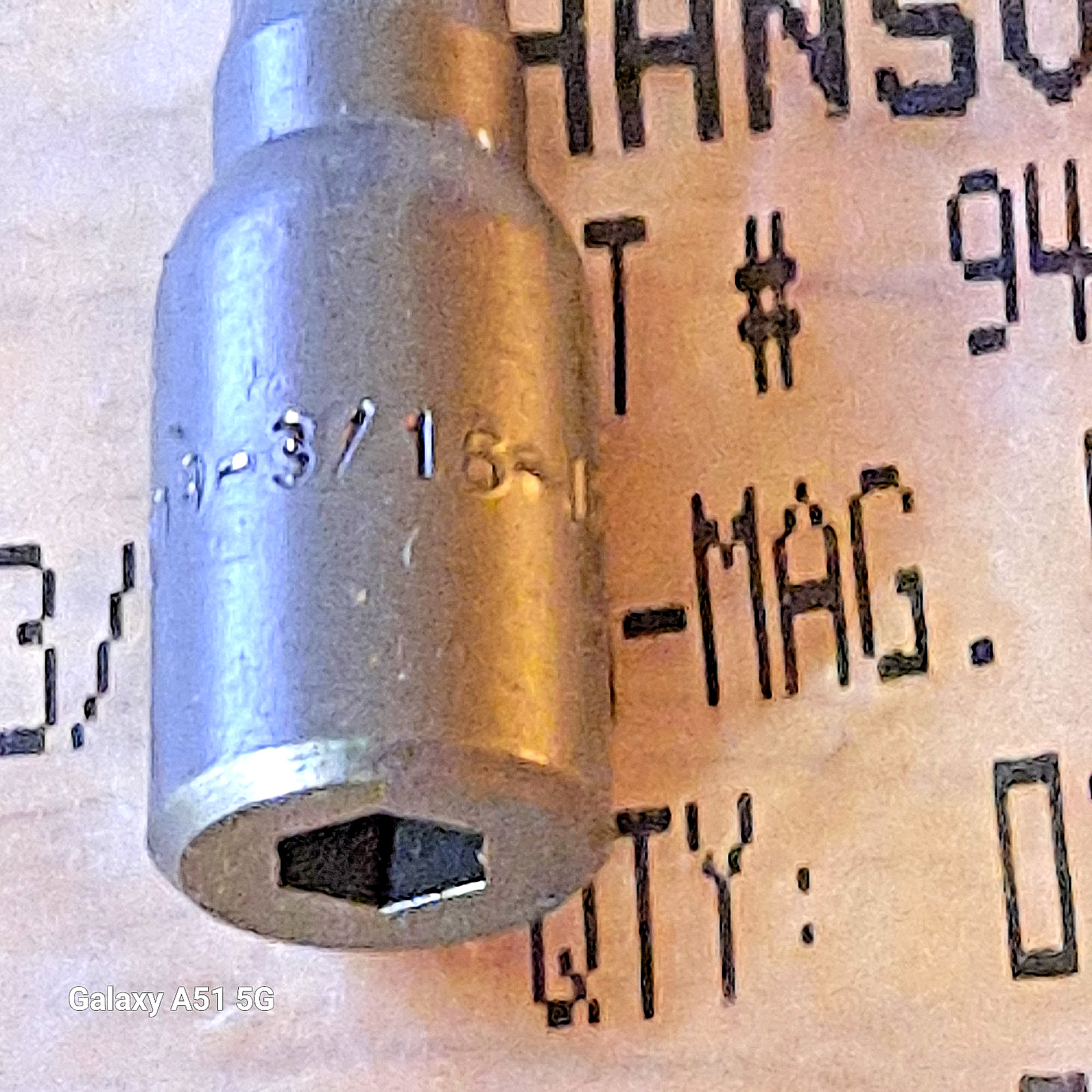 10 HANSON 94209 3/16″ Nutsetter Bit Non-Magnetic NEW NOS FREE SHIPPING