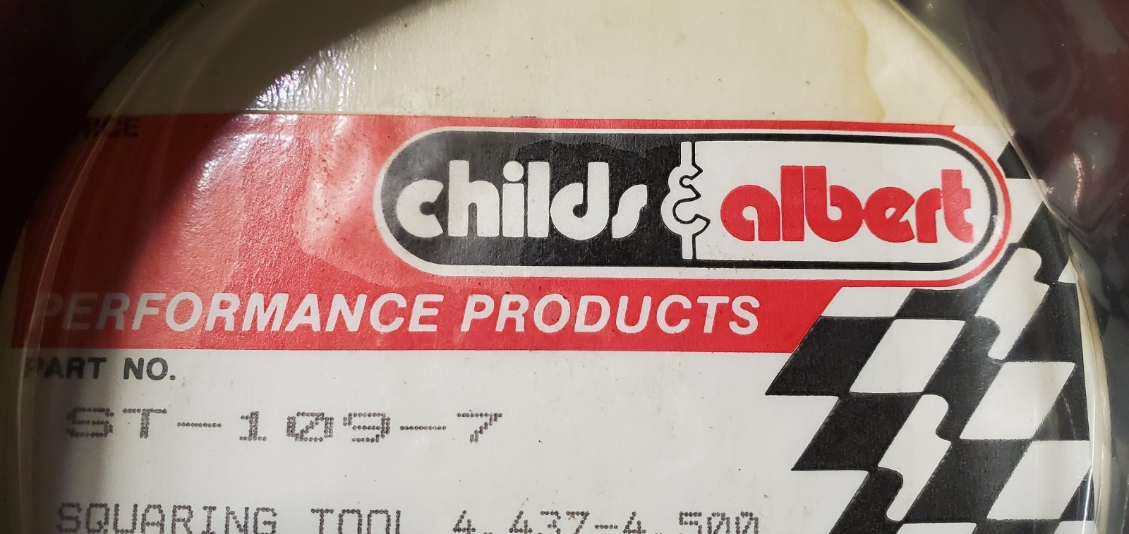 Childs & Albert Performance ST-109-7 Piston Ring Squaring Tool 4.434-4.500 NOS