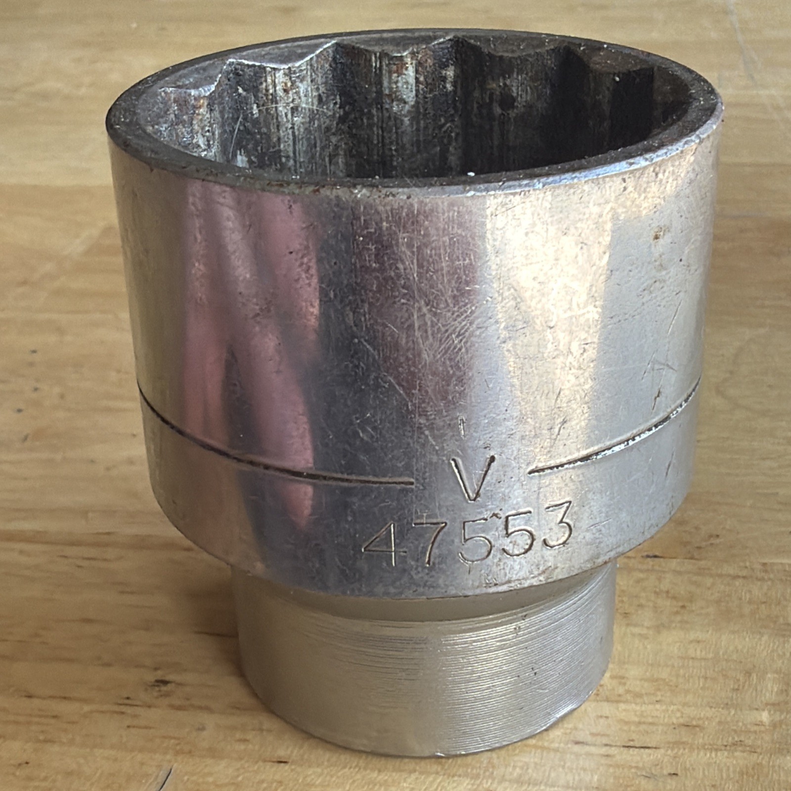 Craftsman 1-5/8″ Shallow Socket 3/4″ Drive 12 Point V Series 47553 Made in USA