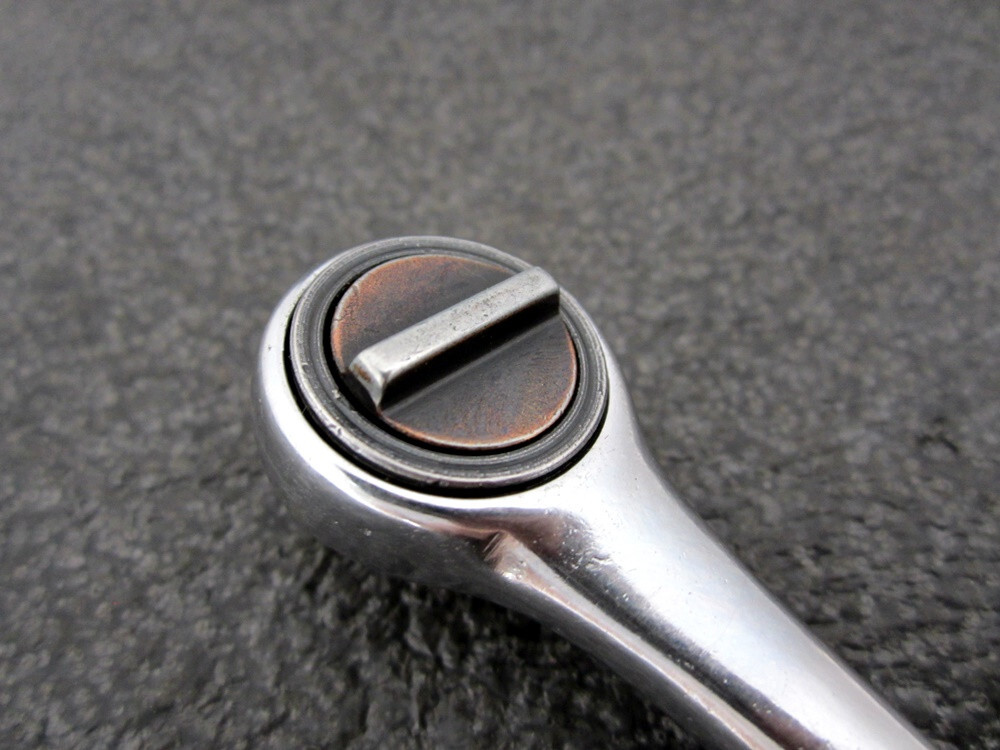 Vintage Easco 1/4″ Drive Ratchet 711103 Smooth Handle Made in USA