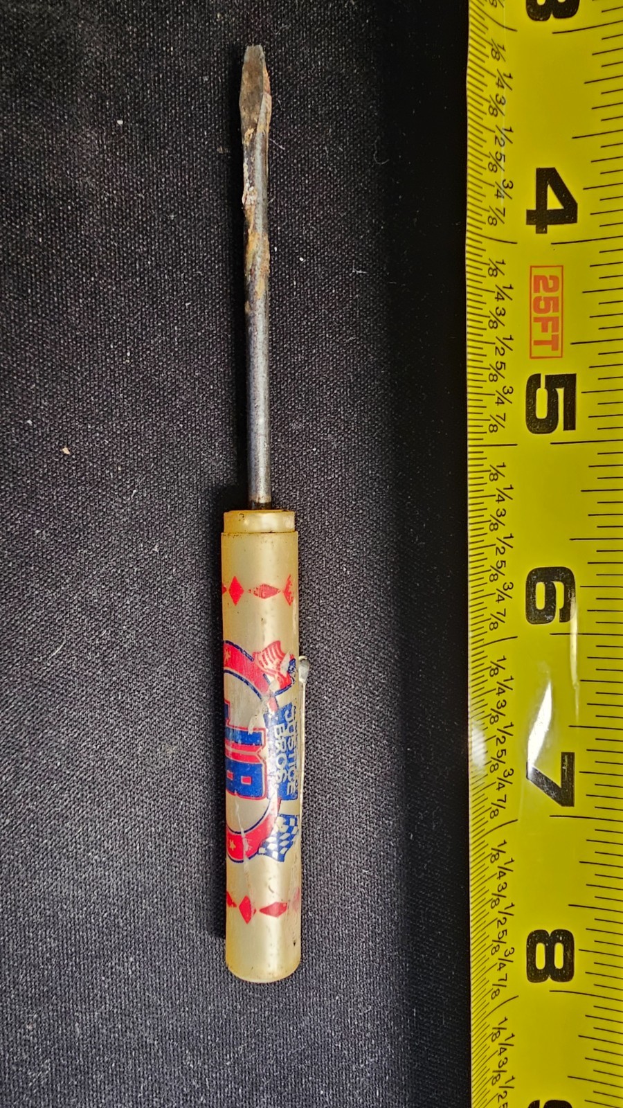 Vintage Justice Bros. J & B California Screwerdriver Small tip Screw Driver