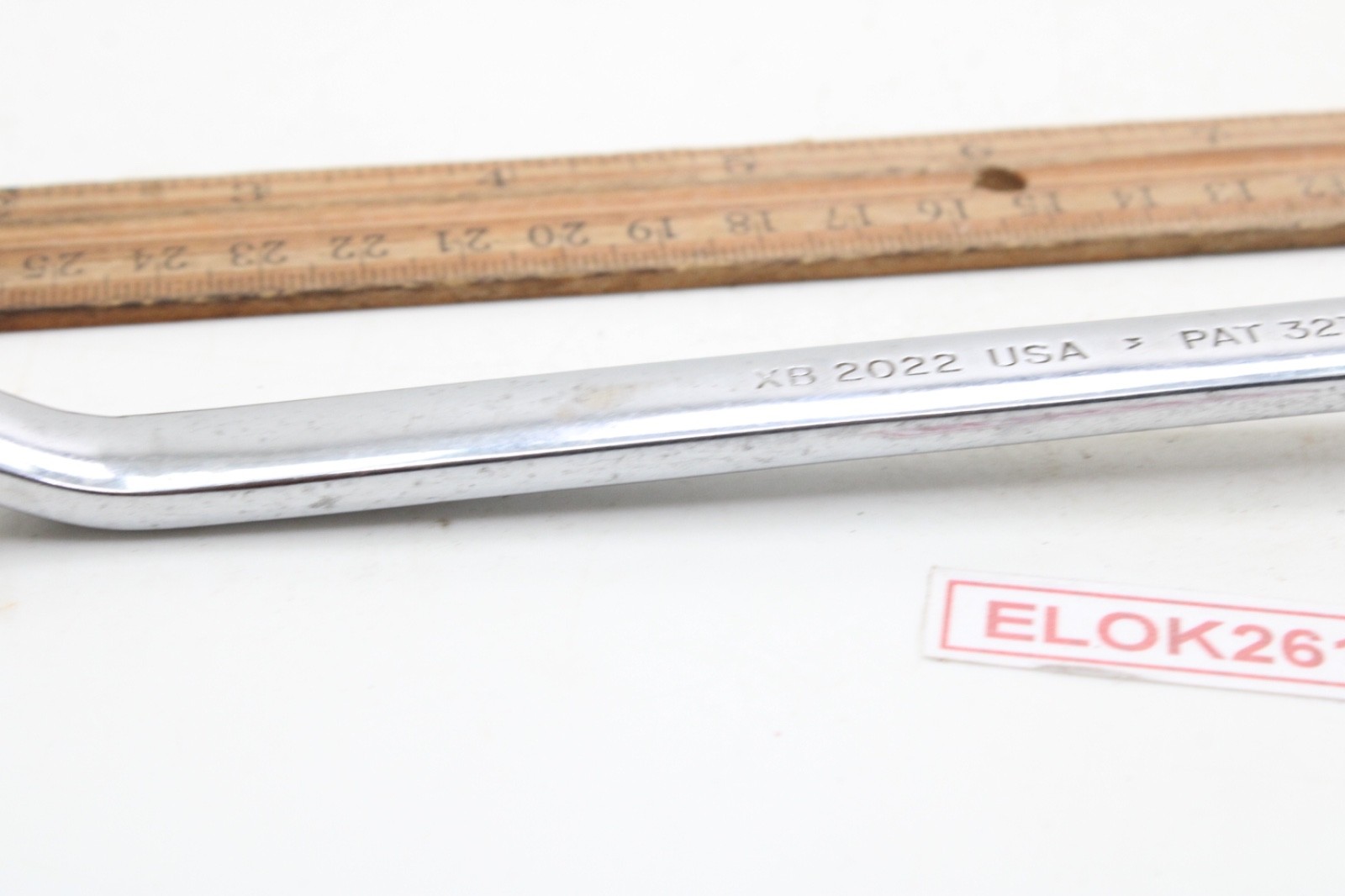 Snap-on XB2022 5/8″ x 11/16″ SAE Chrome 12 Point 10° Offset Box End Wrench USA