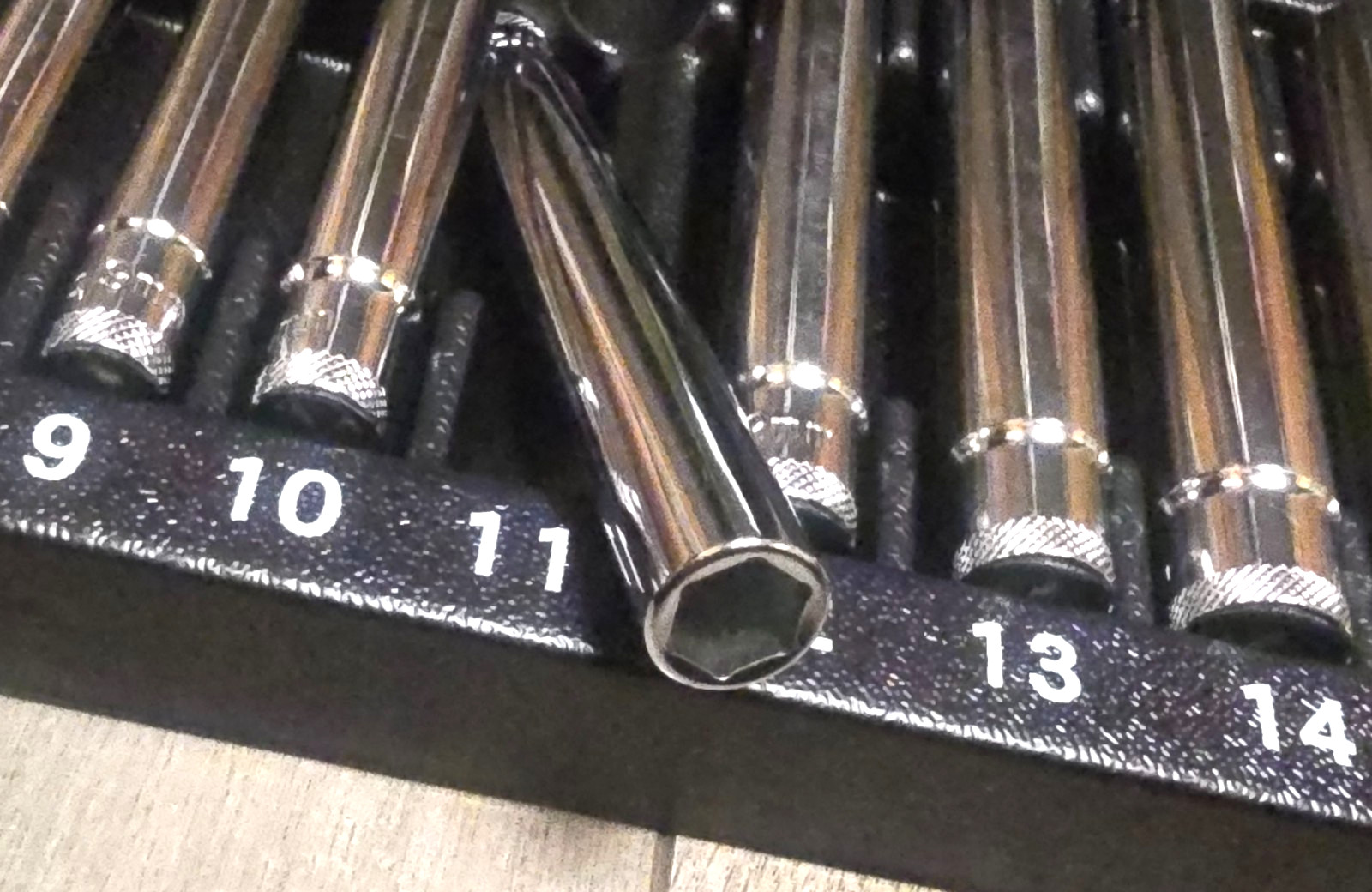 ASTRO 10pc Extra Deep (4.5″ Long) Metric Socket Set 6-15mm, 1/4″ drive #4111