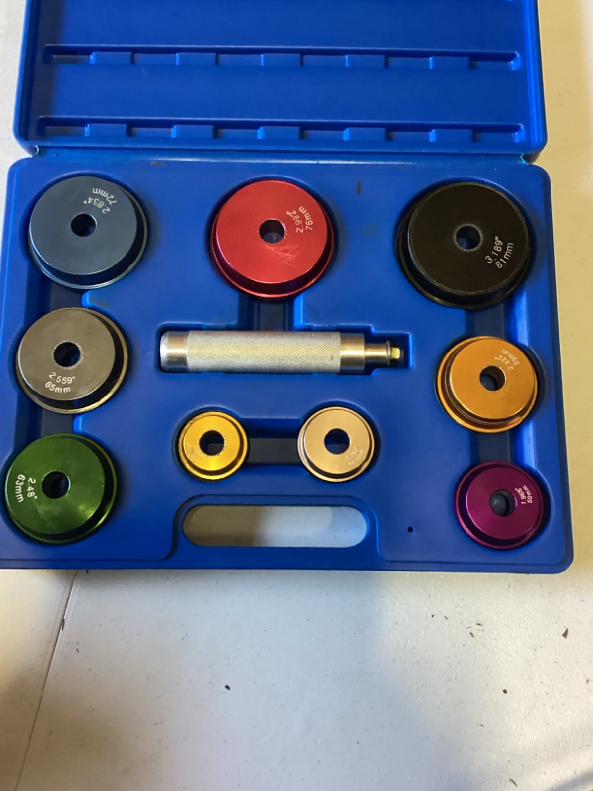 Pittsburgh Bearing Race and Seal Driver Set – 10-Piece Kit – Automotive Tool Set