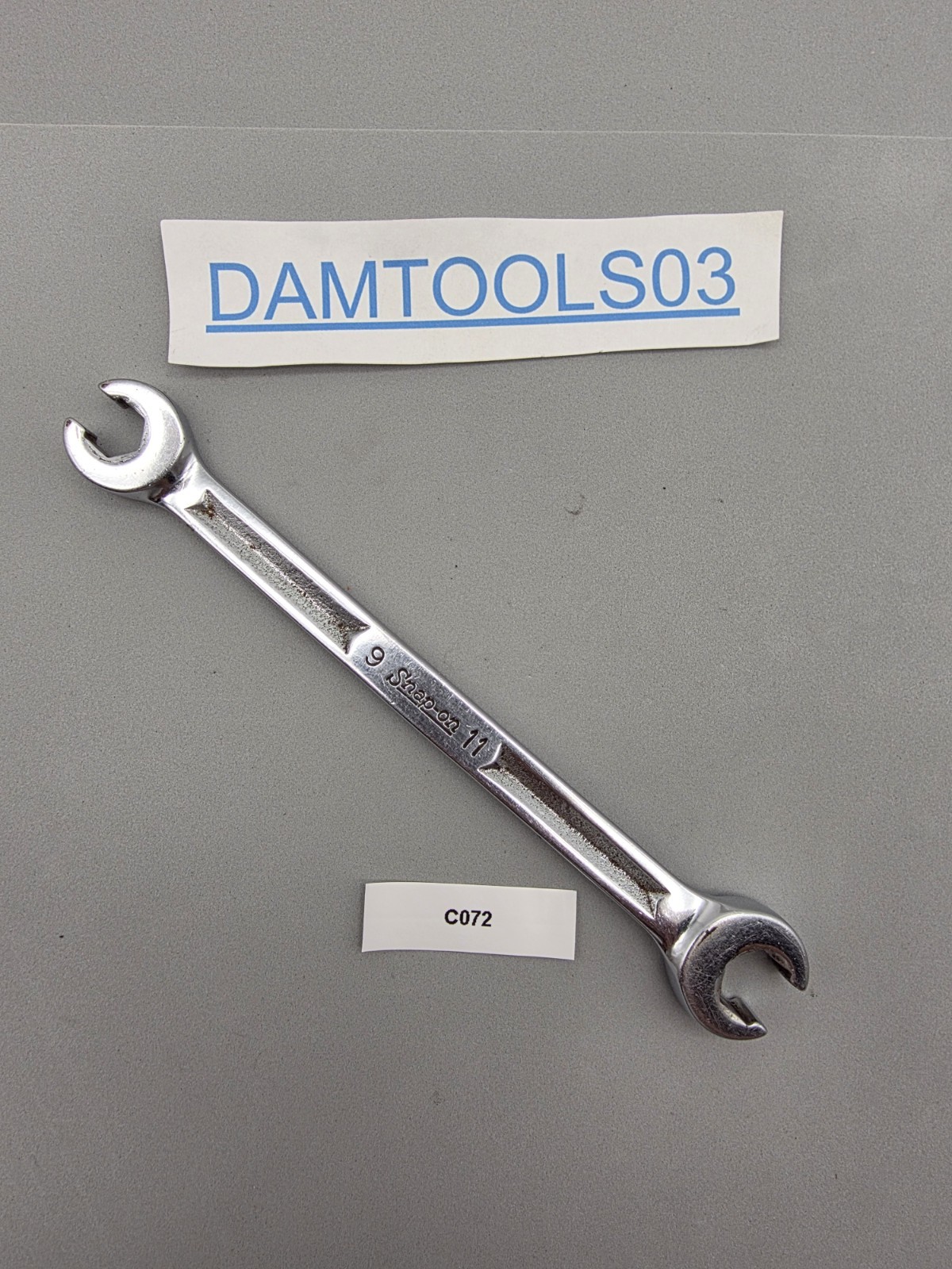 Snap On Tools RXM911S 9mm X 11mm 6-Point Flare Nut Line Wrench USA