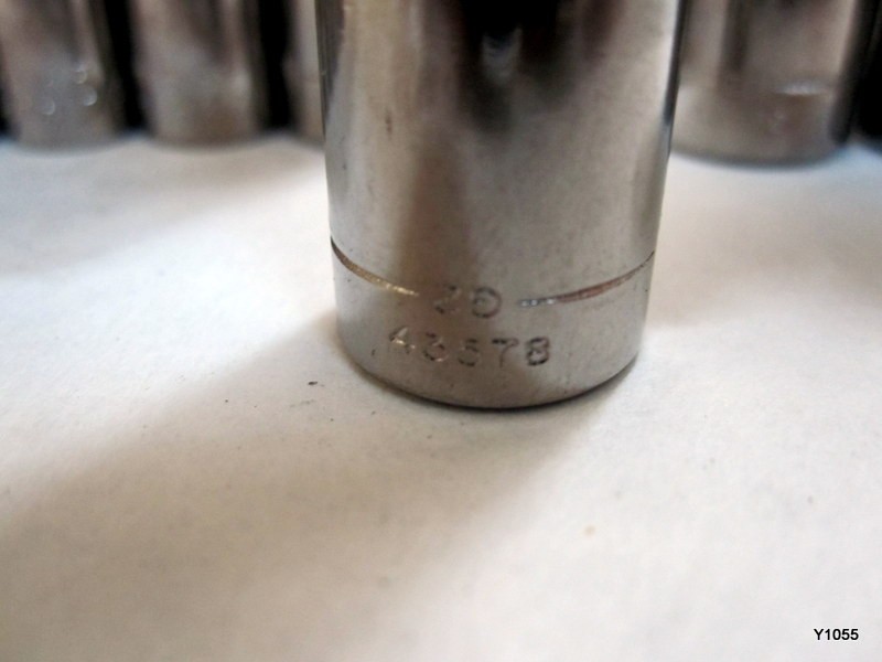 CRAFTSMAN lot of 10 SAE sockets see description