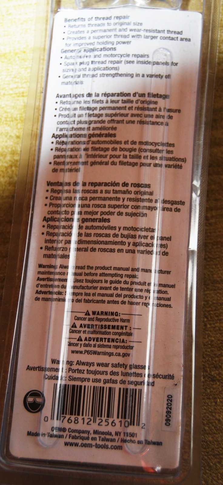 OEM Tools 25610 Thread Repair System Kit 1/2″-13 (UNC 1/2″ – 13)