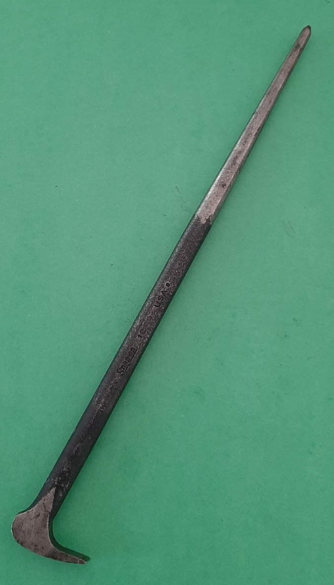 Snap-on Tools USA 1250 Lady Foot Rolling Head Pry Bar Alignment Tool 11-1/2″ 629