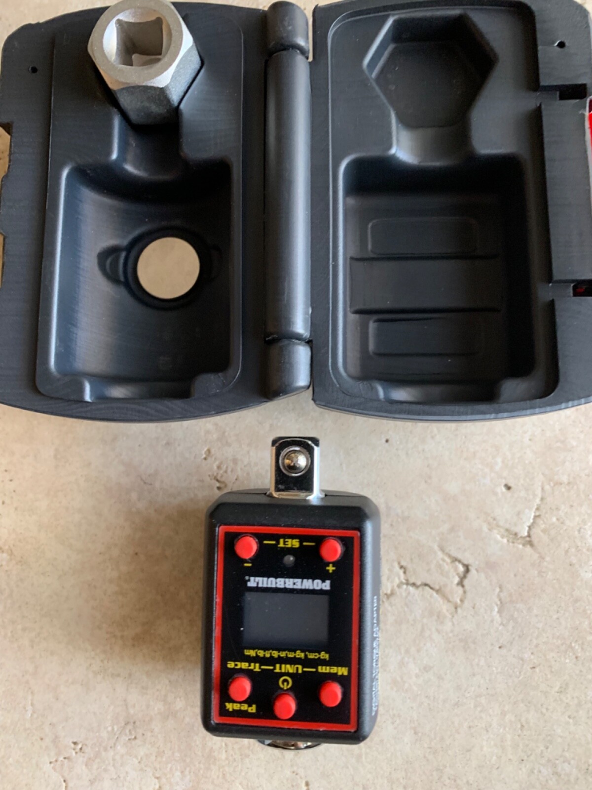 POWERBUILT 1/2 IN. DR. DIGITAL TORQUE SOCKET ADAPTER