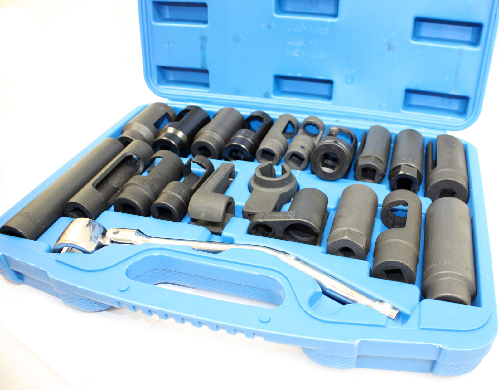 21pcs Universal Oxygen Sensor Socket Oil Pressure Sending Unit Sockets Tool Set