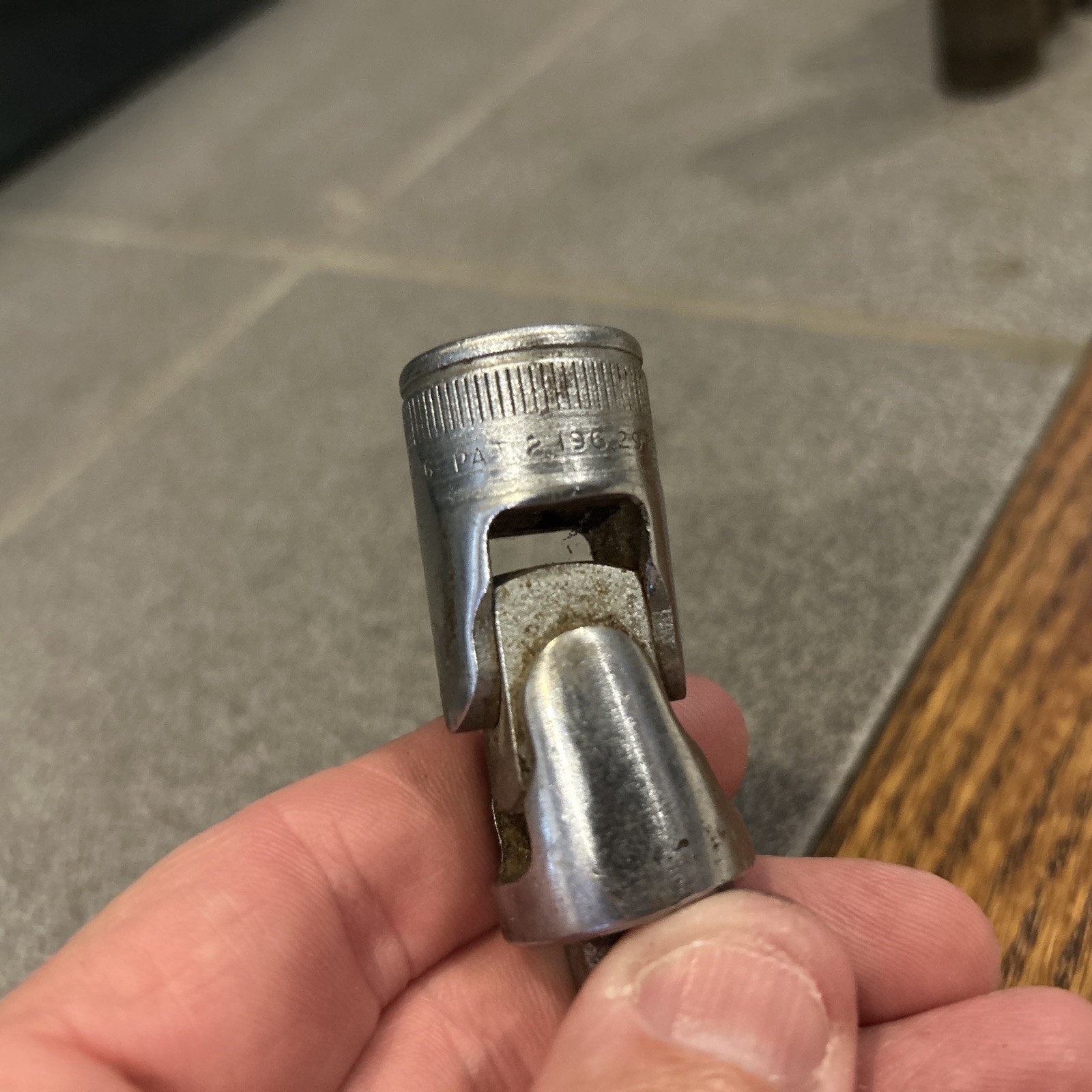 VTG Snap On Ferret F-70N 3/8″ Drive Ratchet 7″ & 1/2” Universal Joint Adapter