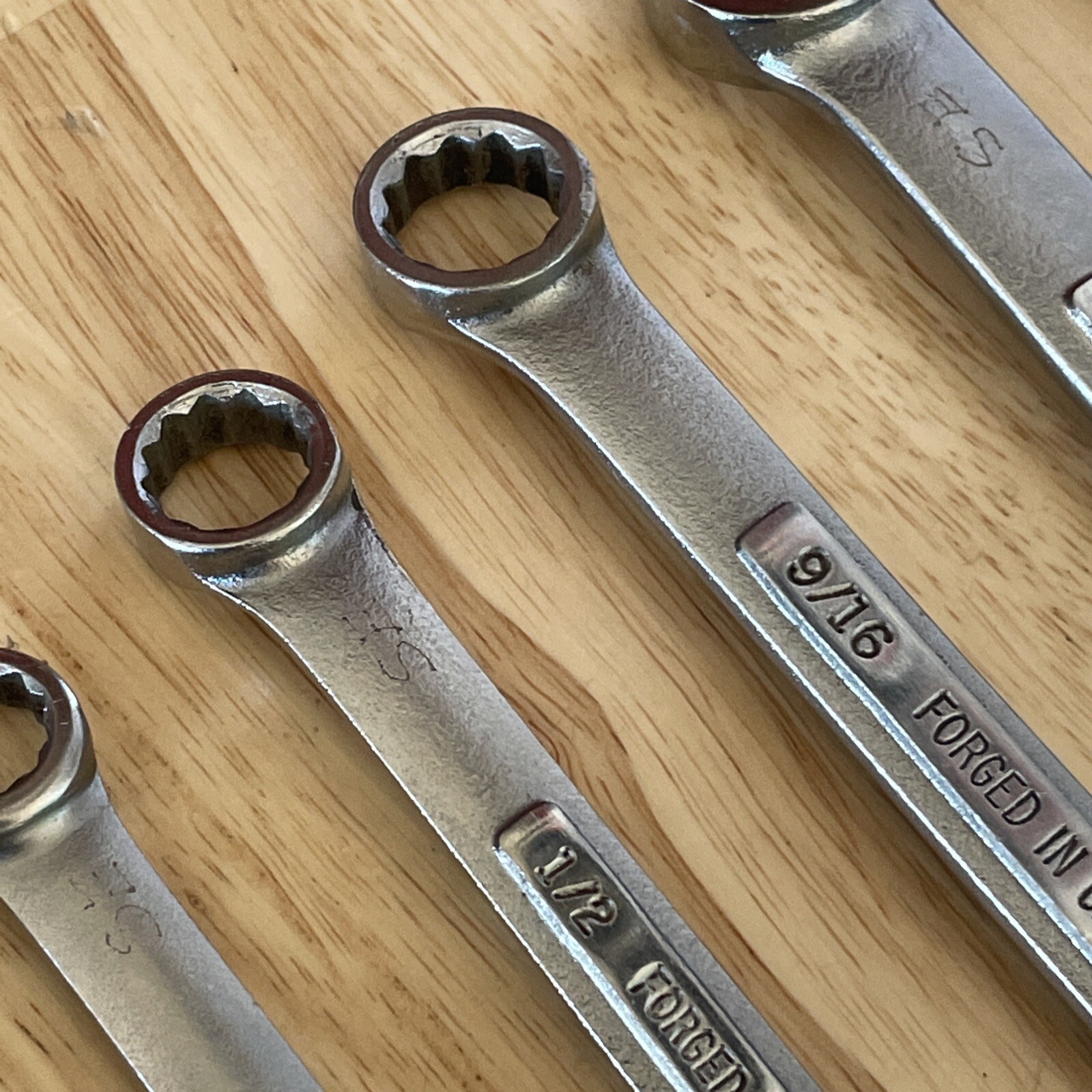 Craftsman SAE Combination Wrench Set 5/16- 3/4″ All VA Series Wrenches 10pc USA