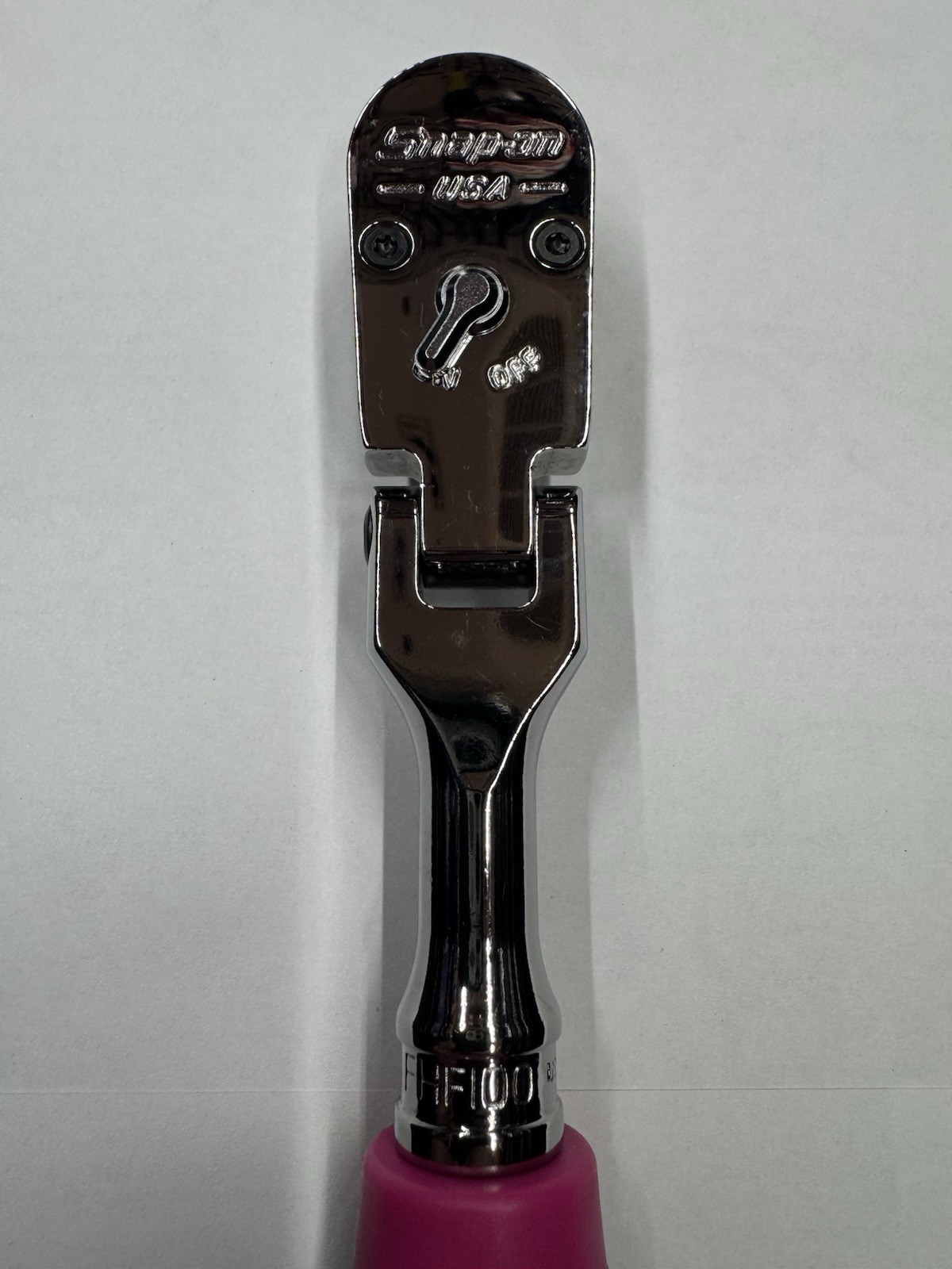 *Brand New* Snap On 3/8 Drive Cynergy Flex Head Ratchet Electric Pink – FHF100EP