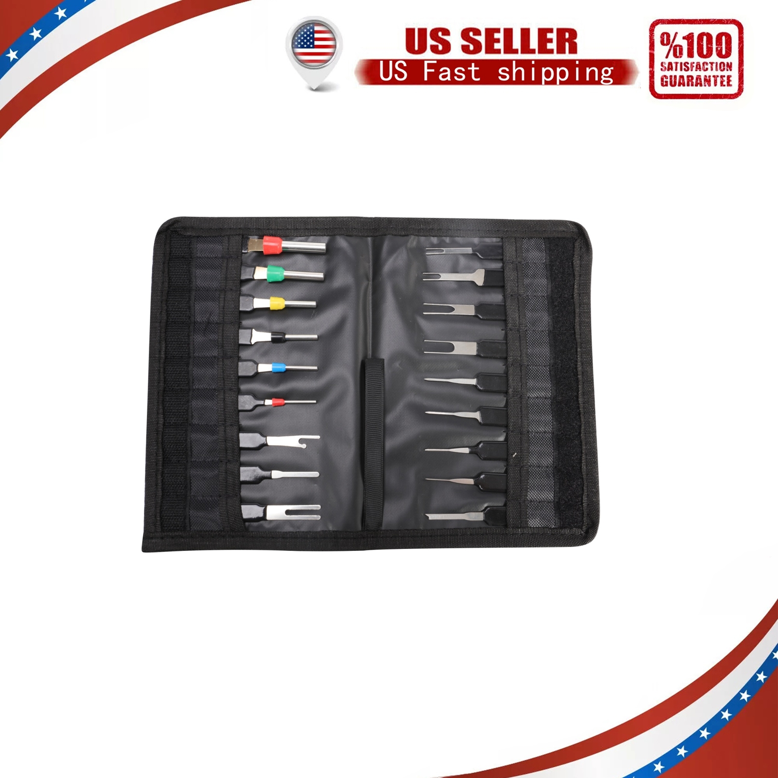 18pcs Professional Car Terminal Release Tool Set Wire Pin Extractor