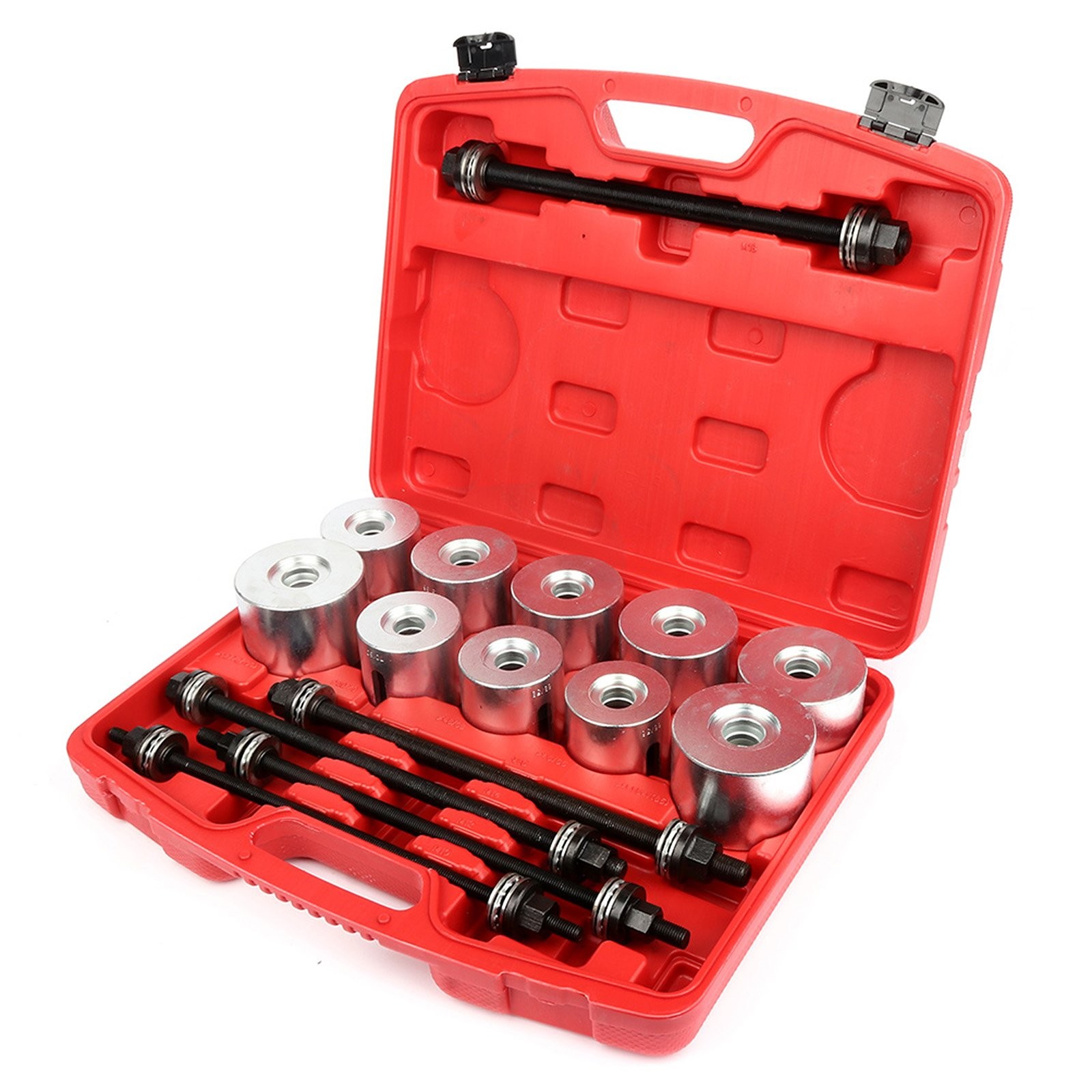 Universal Press & Pull Sleeve Kit Bush Bearing Removal Insertion Tool Set 27PCS