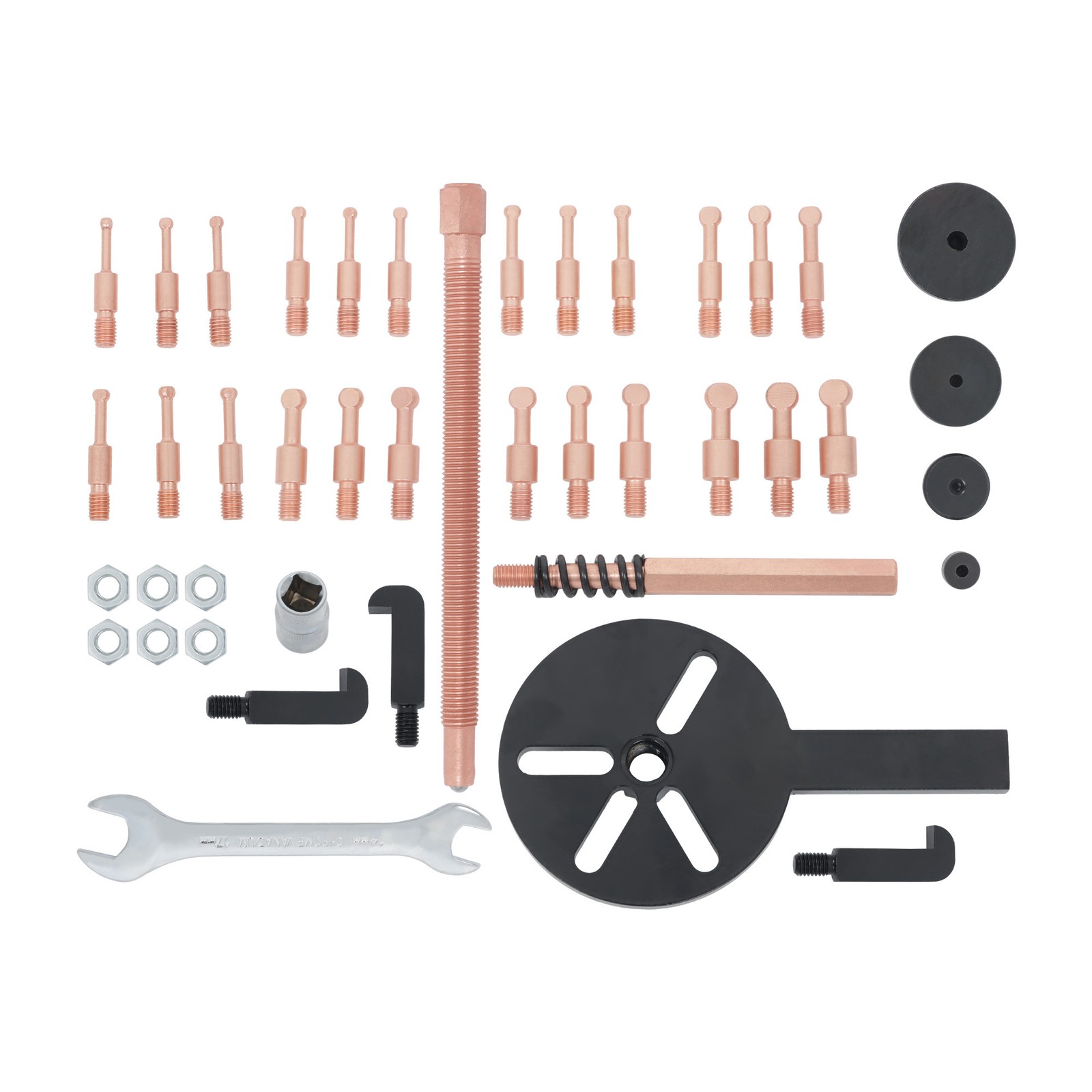 LABLT Blind Hole Bearing Puller Kit 36 in 1 Inner Outer Bearing Separator Set