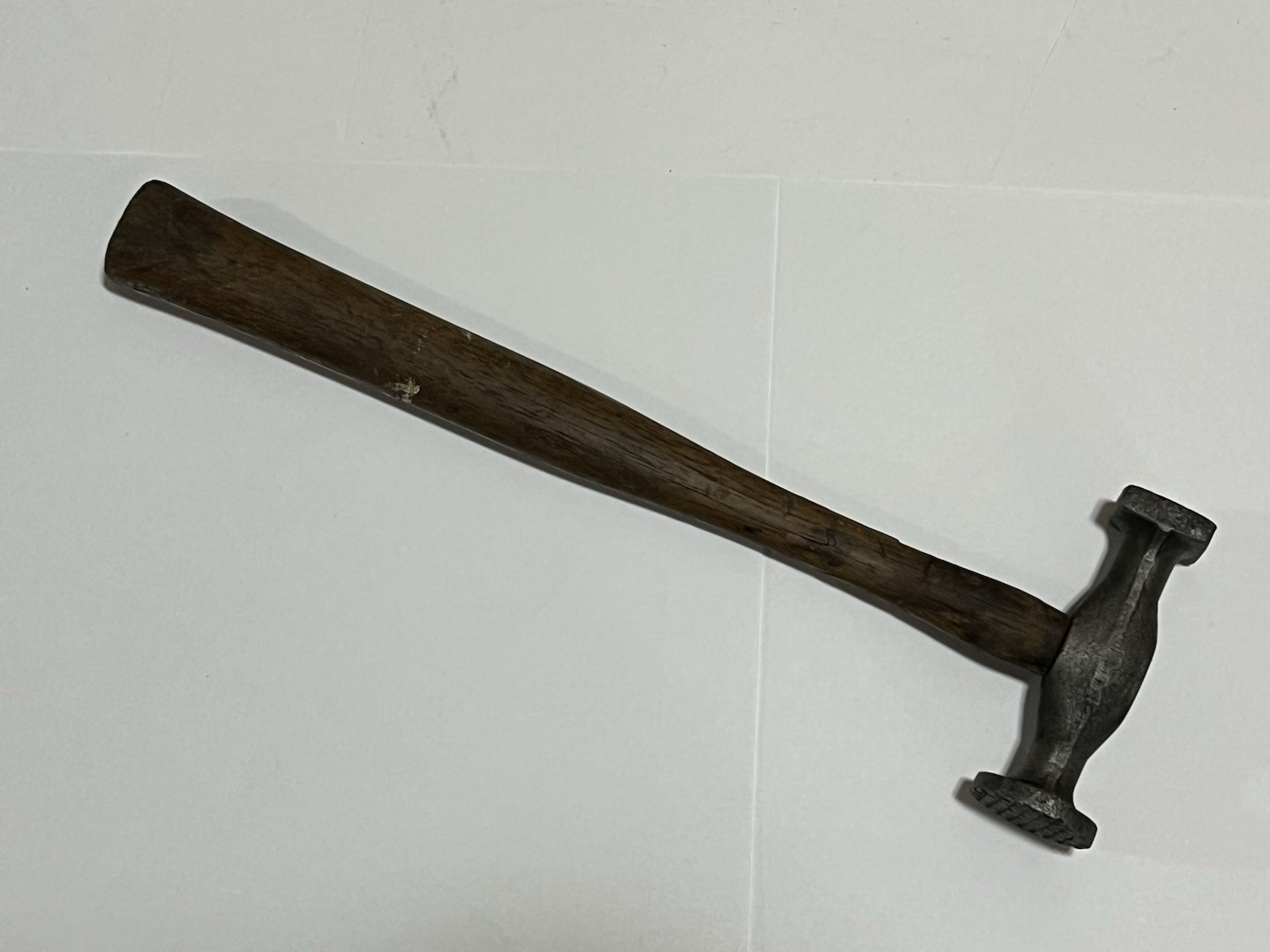 Vintage Shrinking Bumping Auto Body Repair Hammer Wood Handle
