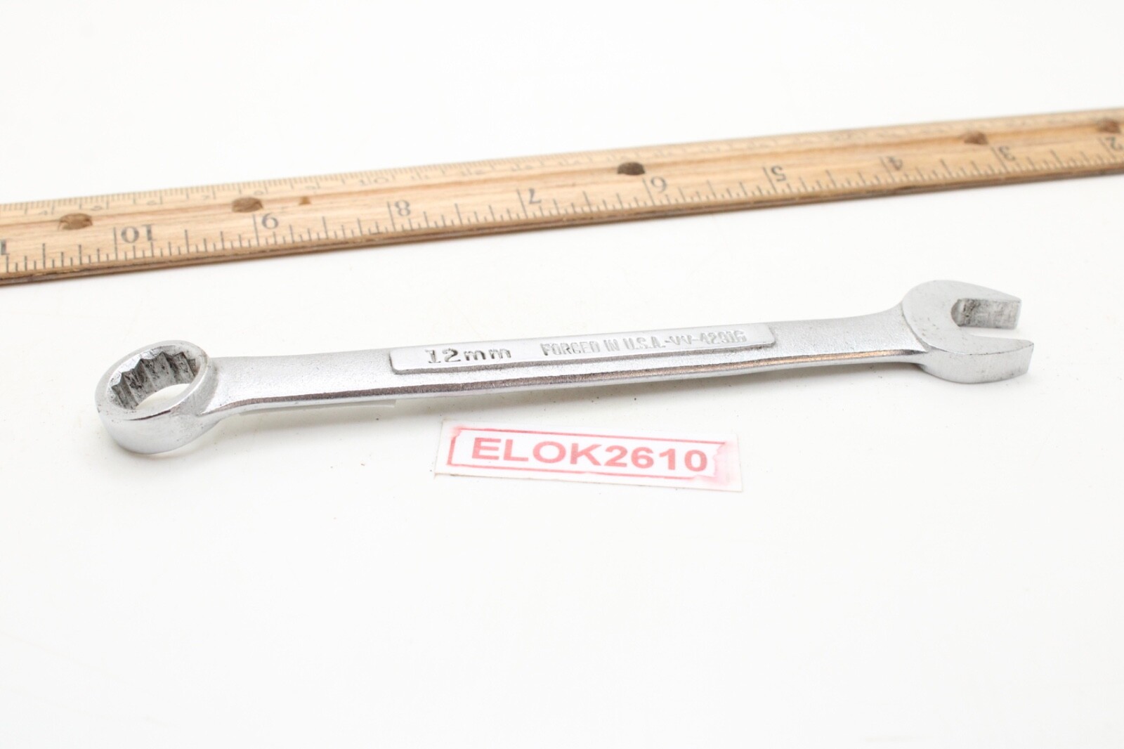 Craftsman VV-42916 12mm 12 Point Metric Chrome Combination Wrench USA