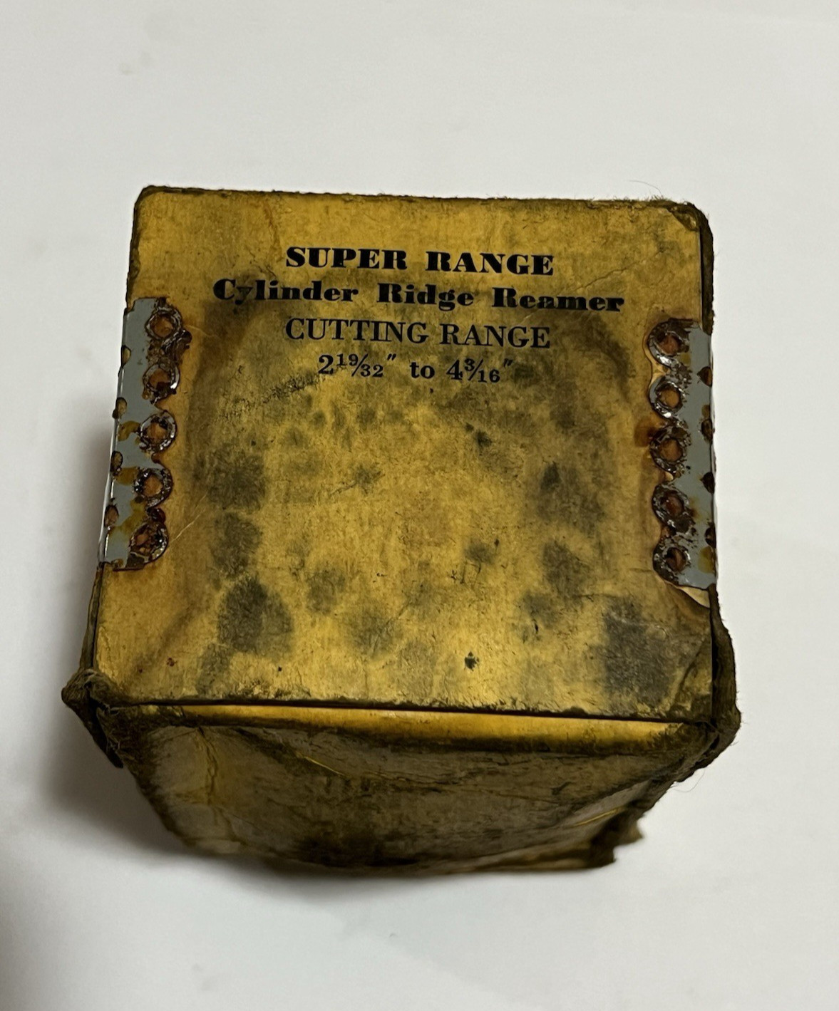 Super Range Vintage Engine Cylinder Ridge Reamer 2-19/32″ – 4-3/16″ in Box USA