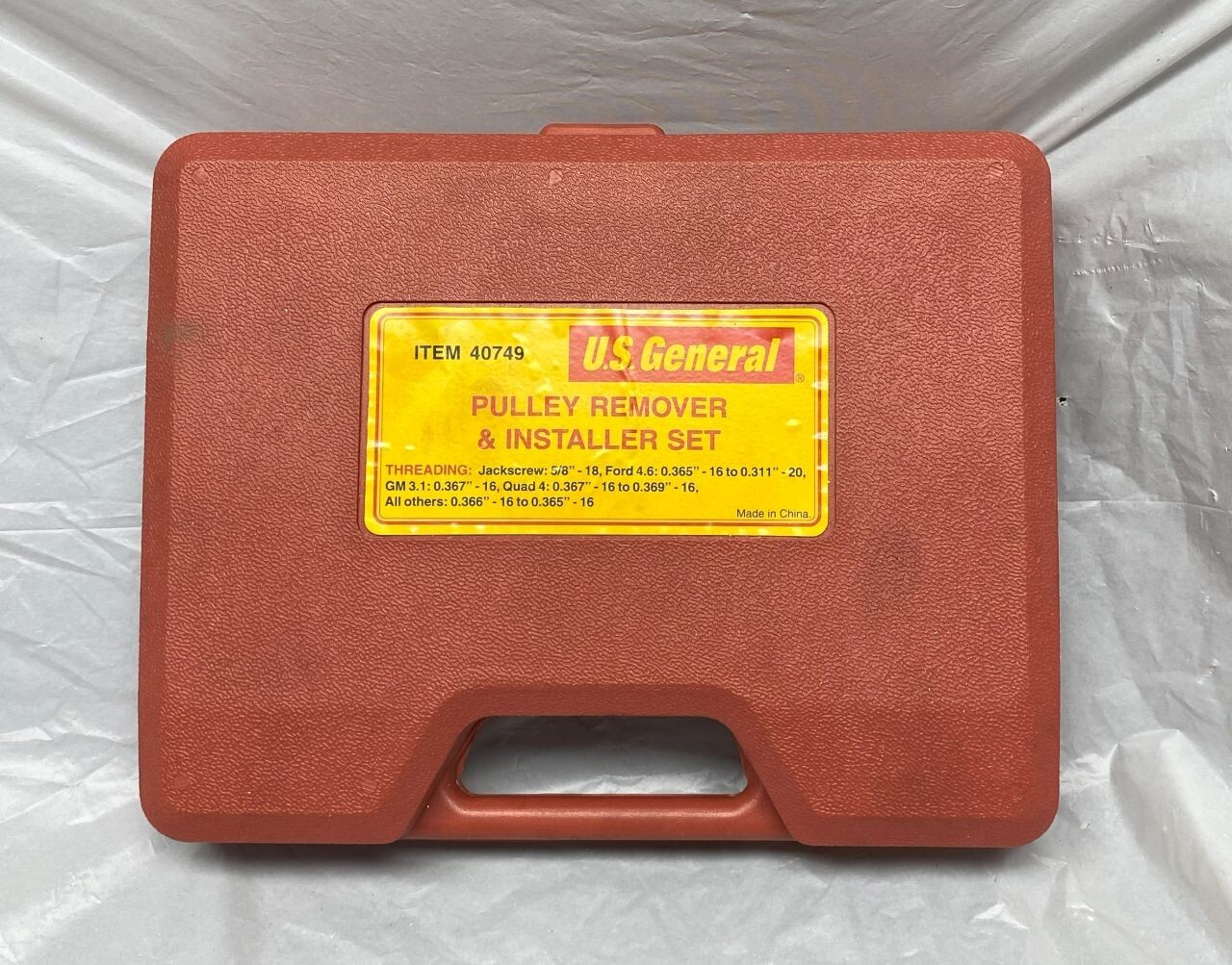 US General 40749 PULLEY REMOVER AND INSTALLER SET Vintage/Complete