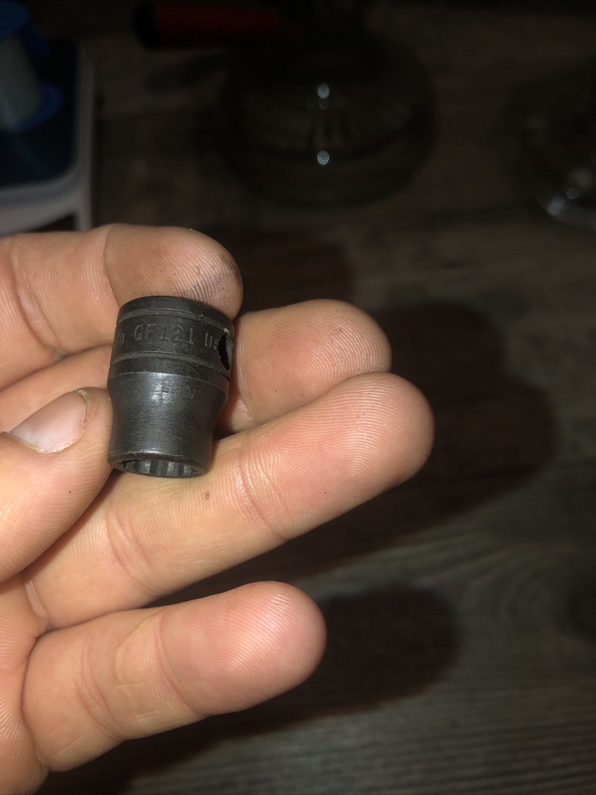 3/8 Drive 3/8 GF121 12 Point Snap On Socket NONIMPACT