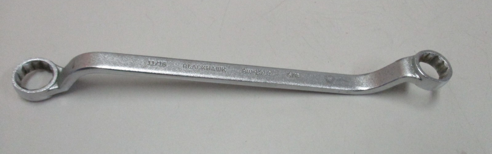 Blackhawk BW-1212 USA 11/16 x 5/8 Offset 12 Point Double Box End Wrench