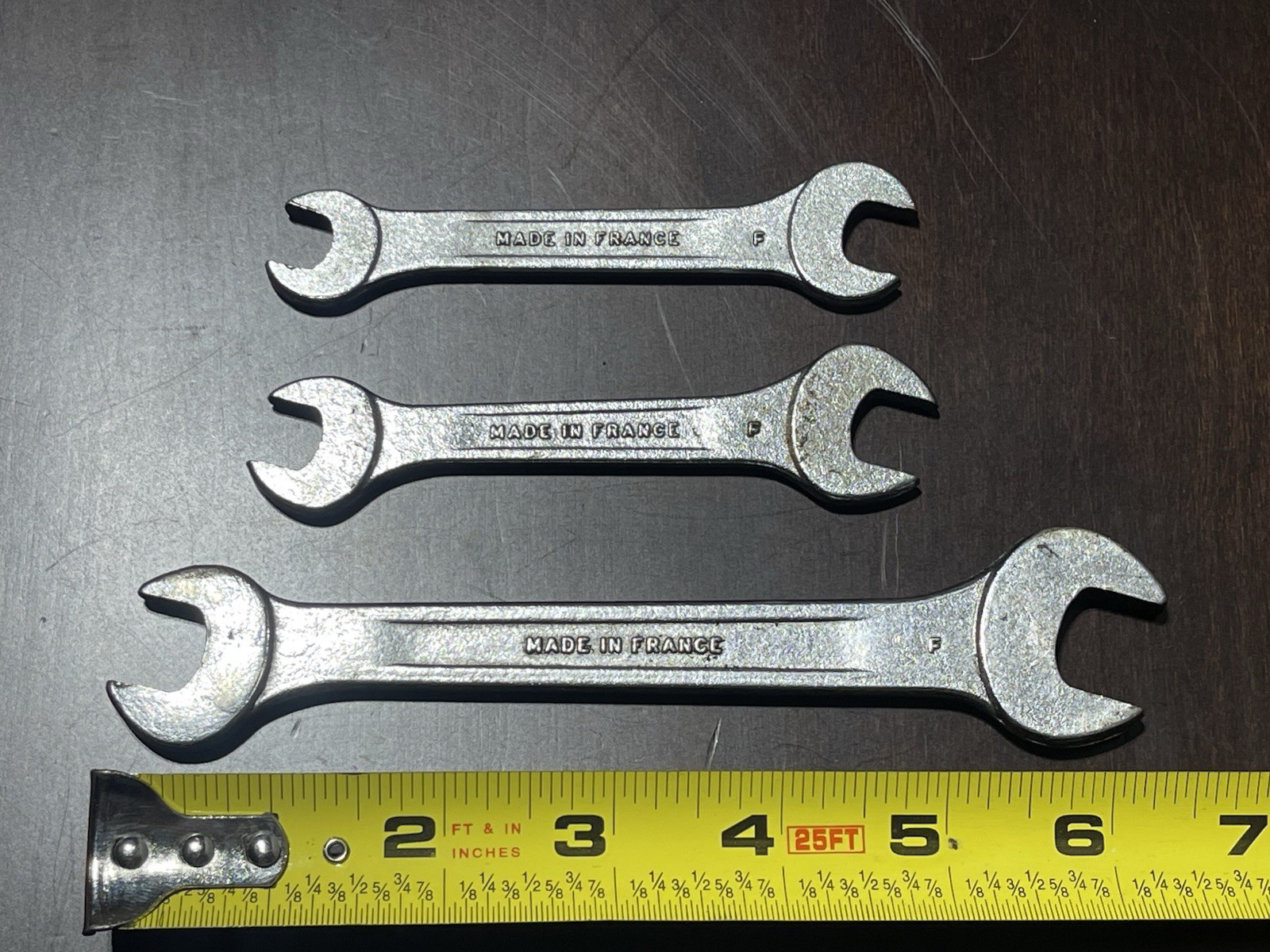 Renault Metric Wrench Lot (17 – 14, 13 – 11, 12 – 10) Made in France 1970’s