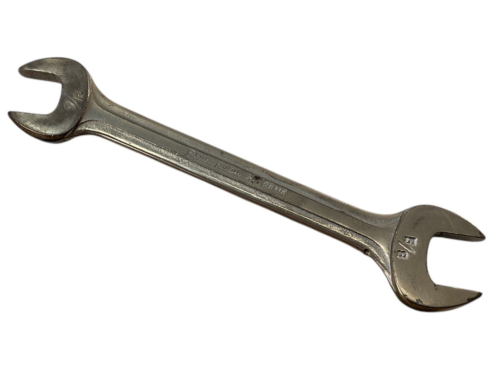 Blue Point Supreme S-1820 1/2″ x 9/16″ Double Open End Wrench USA Vintage