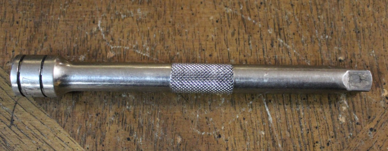 Blue Point Tools 6″ Long Chrome Knurled Extension 3/8″ Drive BLPEXTK386