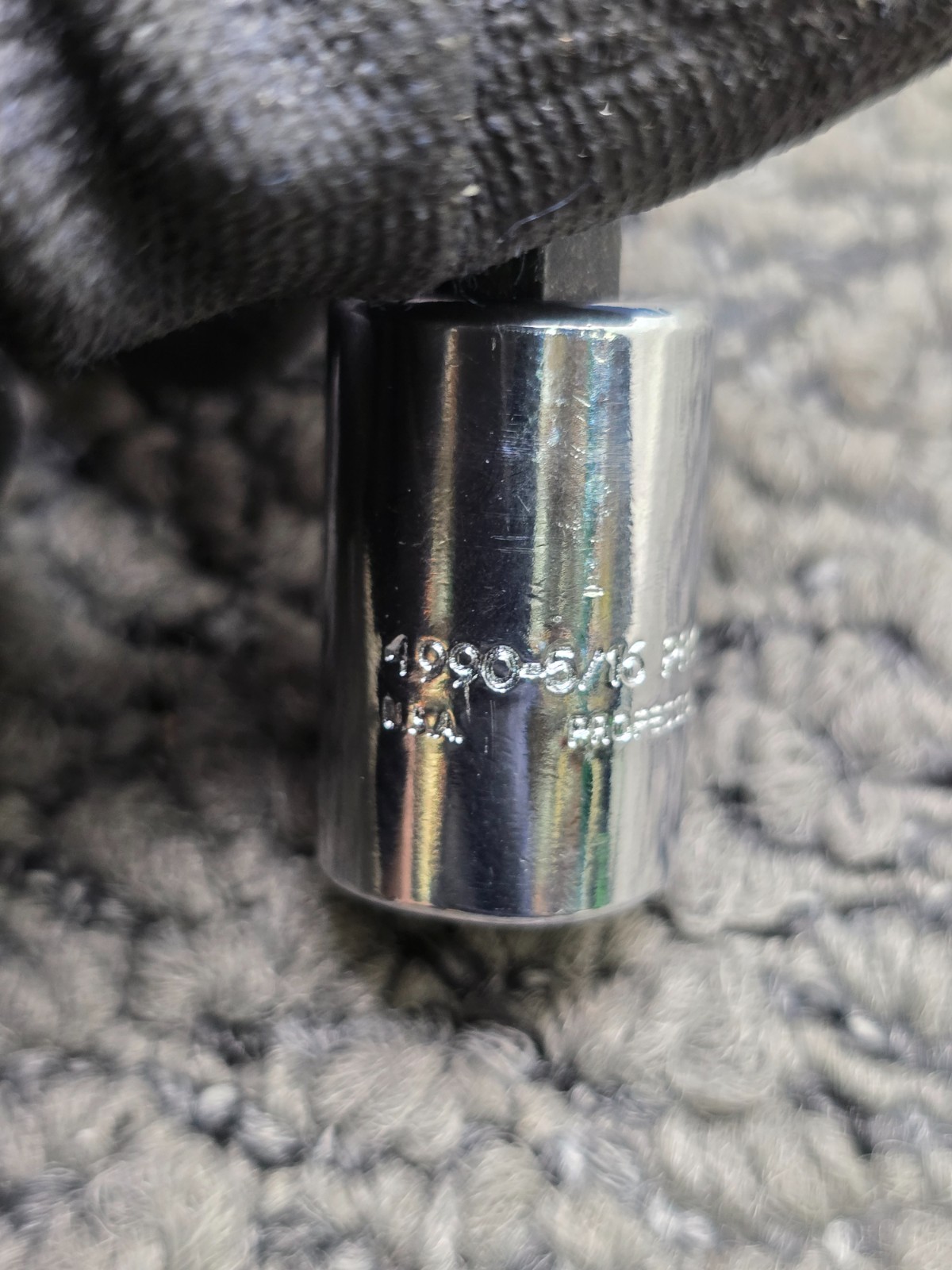(QTY 5) Proto 4990-5/16 3/8″ Square Drive 5/16″ SAE Hex Bit Sockets Chrome Base