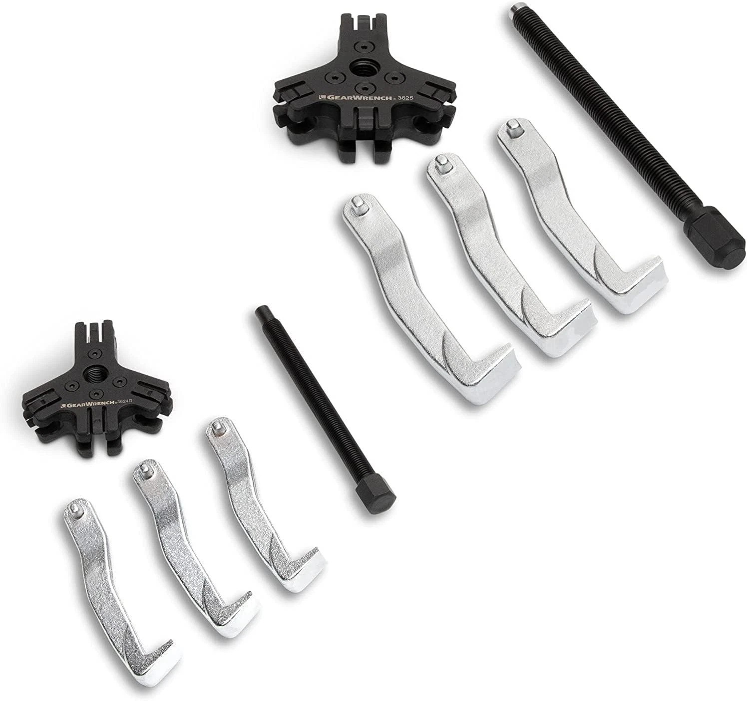 2-3 Jaw Internal/External Ratcheting Puller Set – 2 & 5 Ton