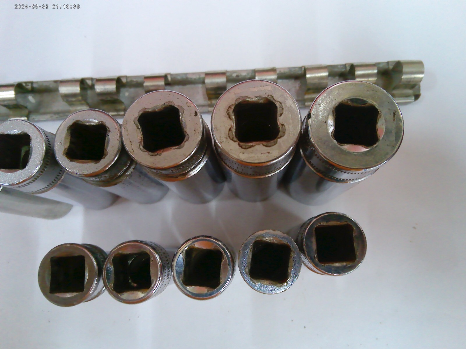 Snap On 3/8″ Drive 11 Pc Metric Deep 6 Pt Socket Set 9MM–19MM BUY IT NOW OBO