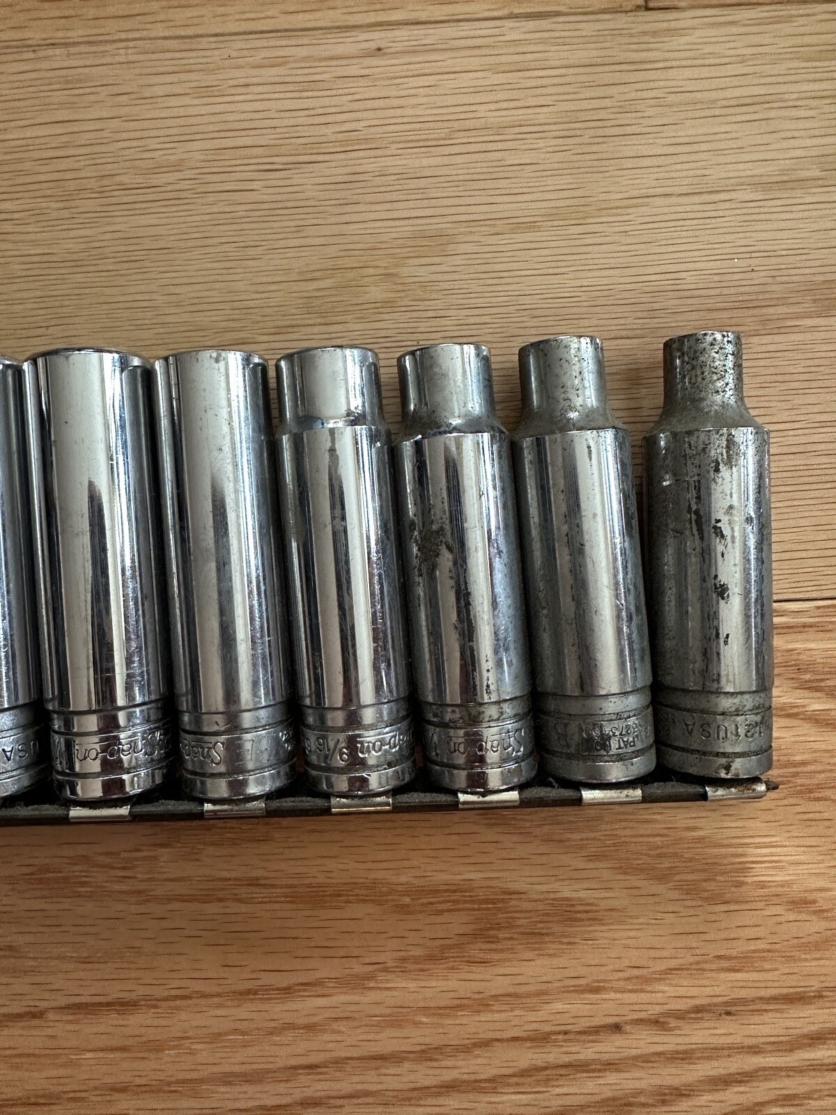SNAP-ON 12PC Socket Set (see description for measurements)
