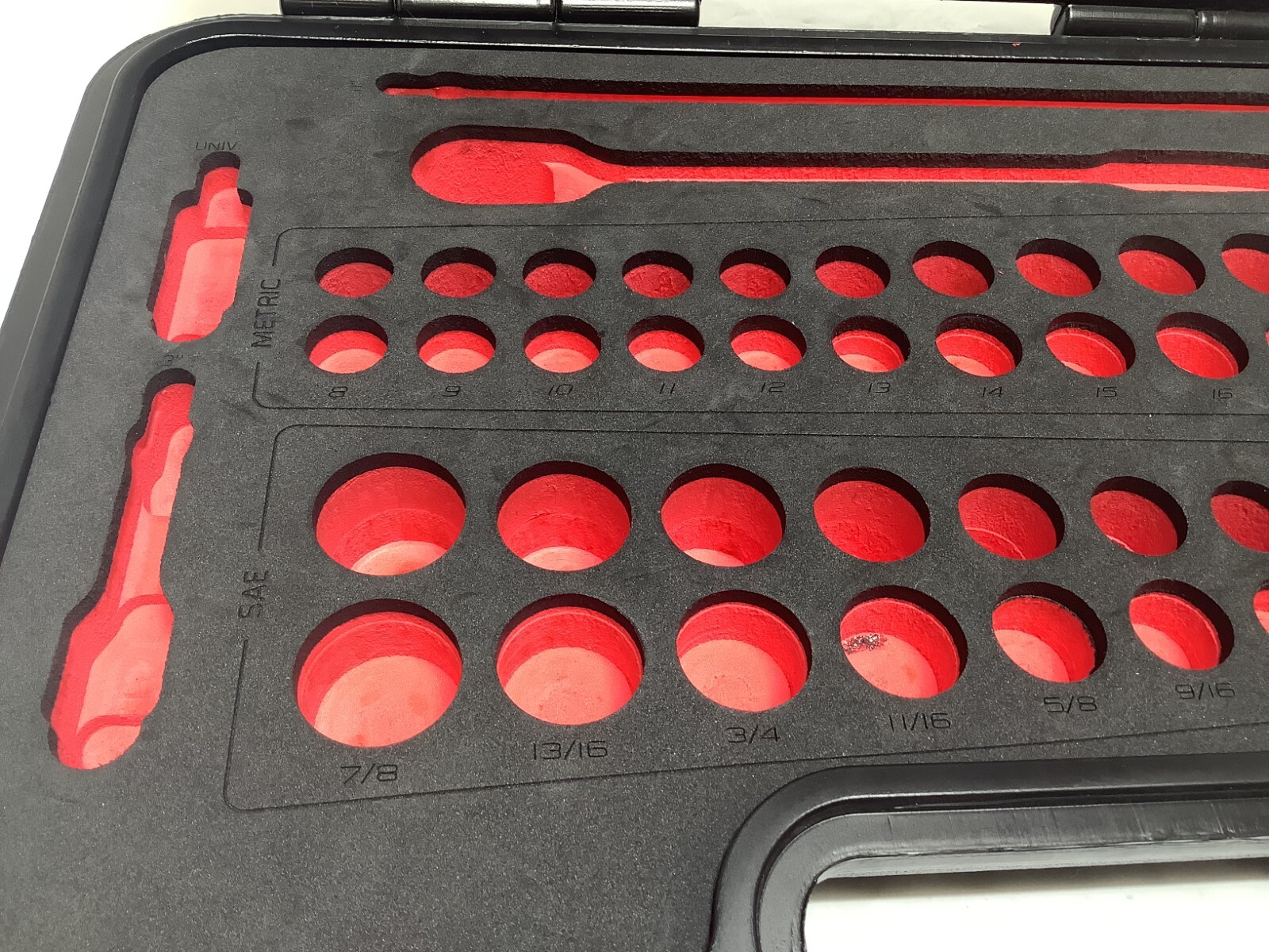 NEW Snap-on™ Hard Case with Foam Organizer for 3/8″ drive 51 piece Service Set
