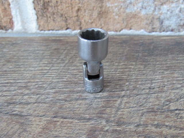 SNAP ON 7/16″ TMU141 1/4″ DRIVE 12 POINT SAE UNIVERSAL SWIVEL SOCKET UNDERLINE